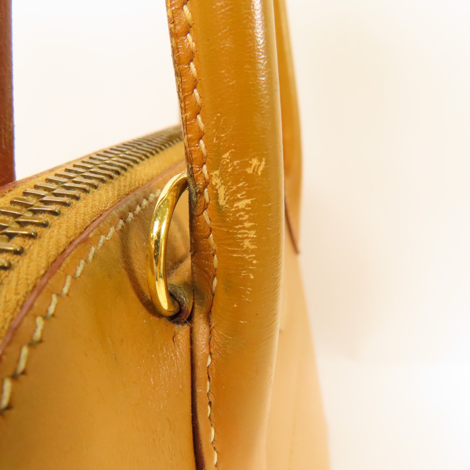 HERMES Chamonix皮革Bolide 27金扣手挽肩背兩用袋37 Gold