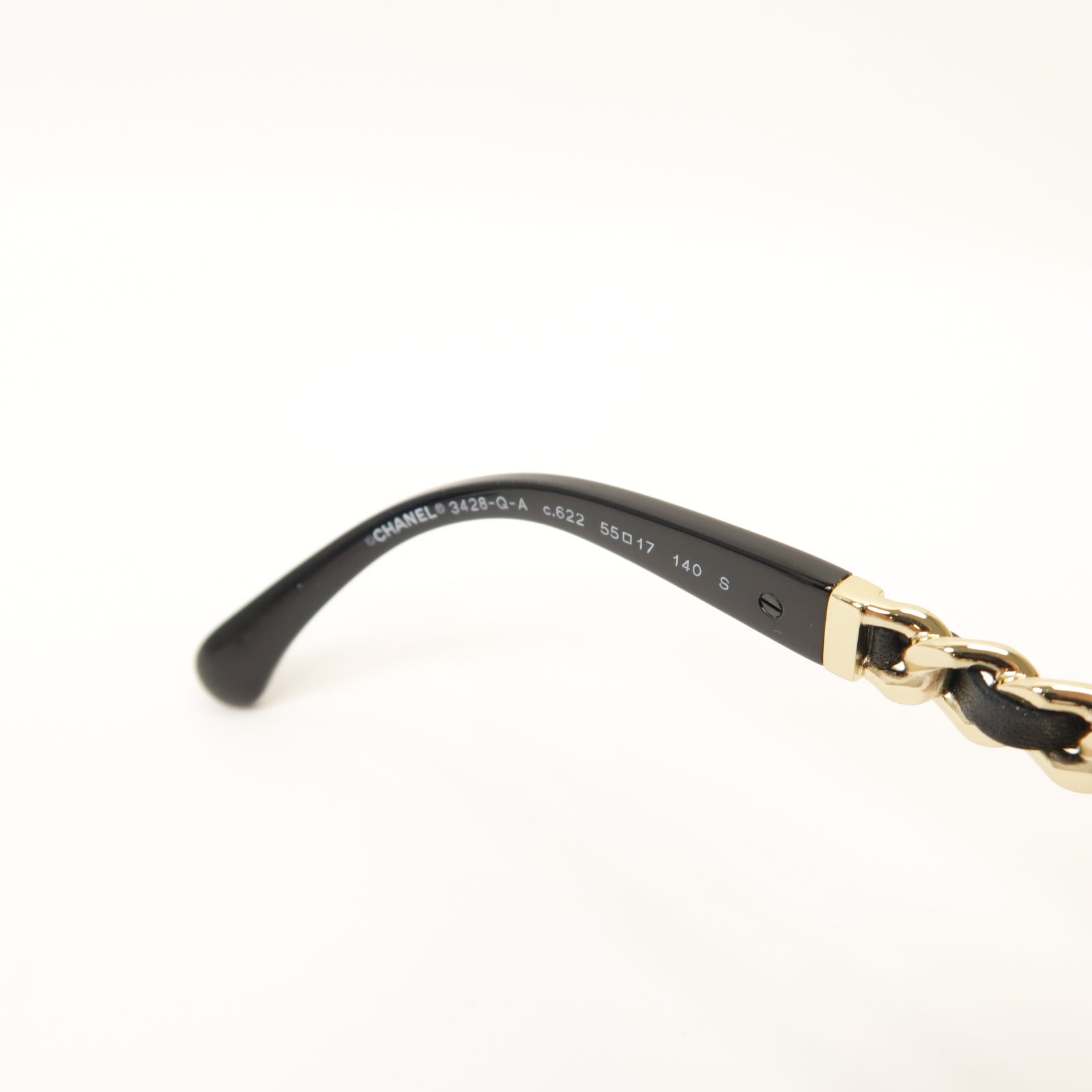 CHANEL 【激減優惠】PVC Glasses金扣眼鏡黑色