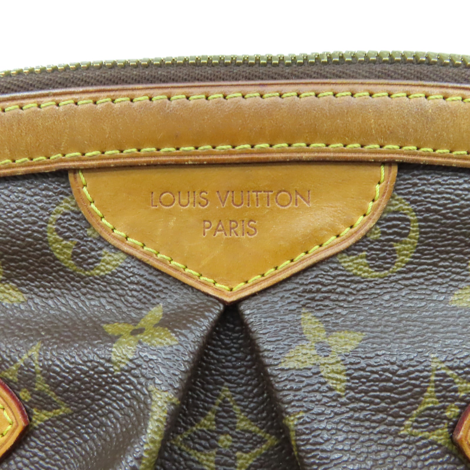 LOUIS VUITTON 【激減優惠】Monogram Tivoli GM金扣手挽袋啡色