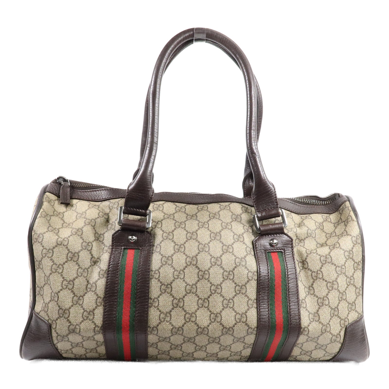 GUCCI 塗層帆布Boston Bag肩背袋