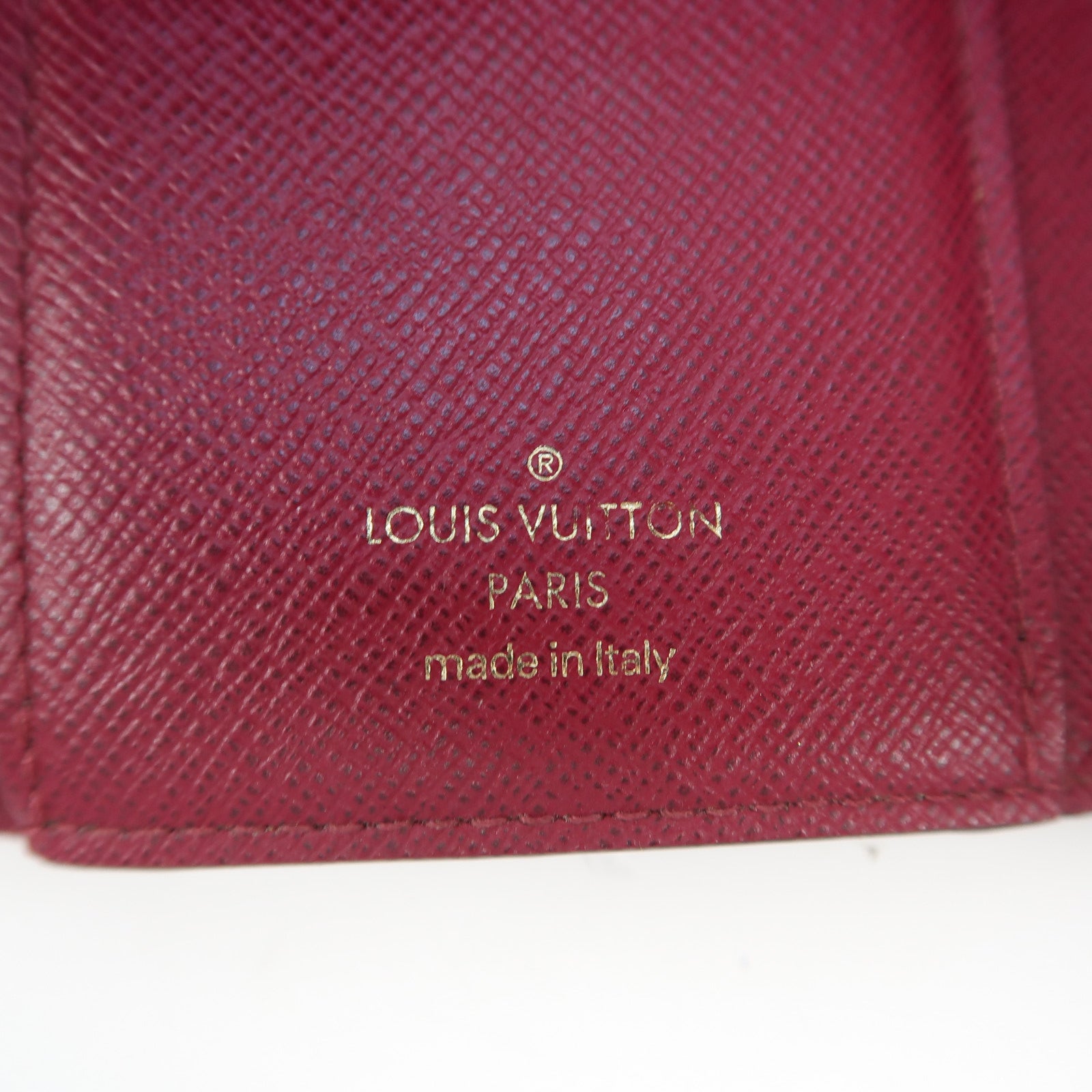 LOUIS VUITTON Monogram Victorine金扣錢包啡色/紫紅色