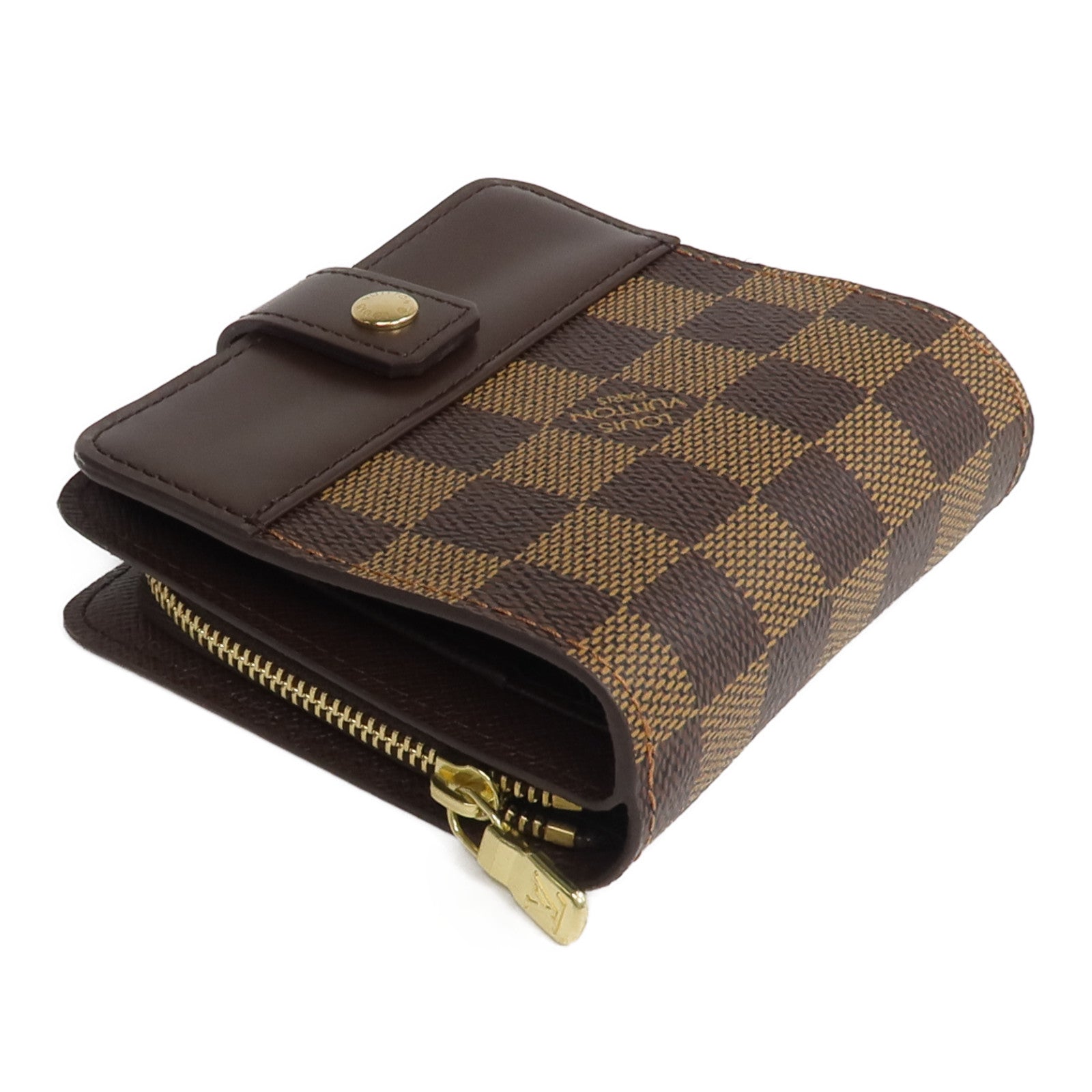 LOUIS VUITTON Damier Compact Zip Wallet錢包