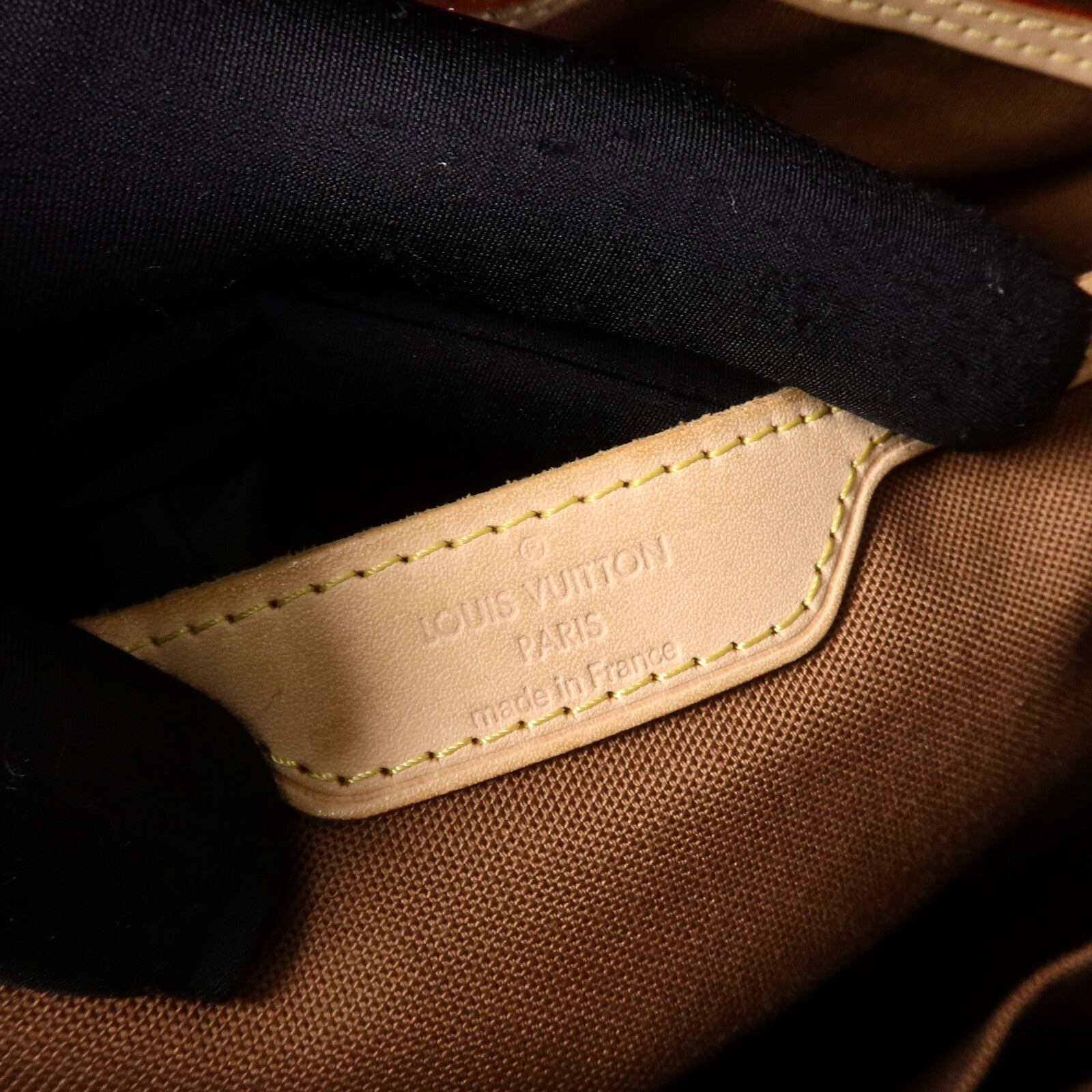 LOUIS VUITTON Monogram Palermo GM金扣手挽肩背兩用袋棕色