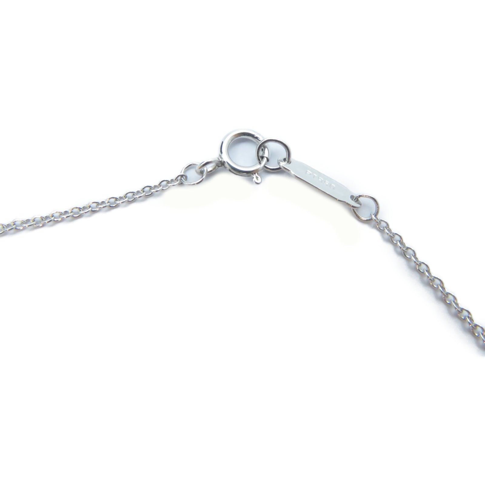 TIFFANY＆CO PT950鉑金Heart Diamond Necklace鑽石項鍊