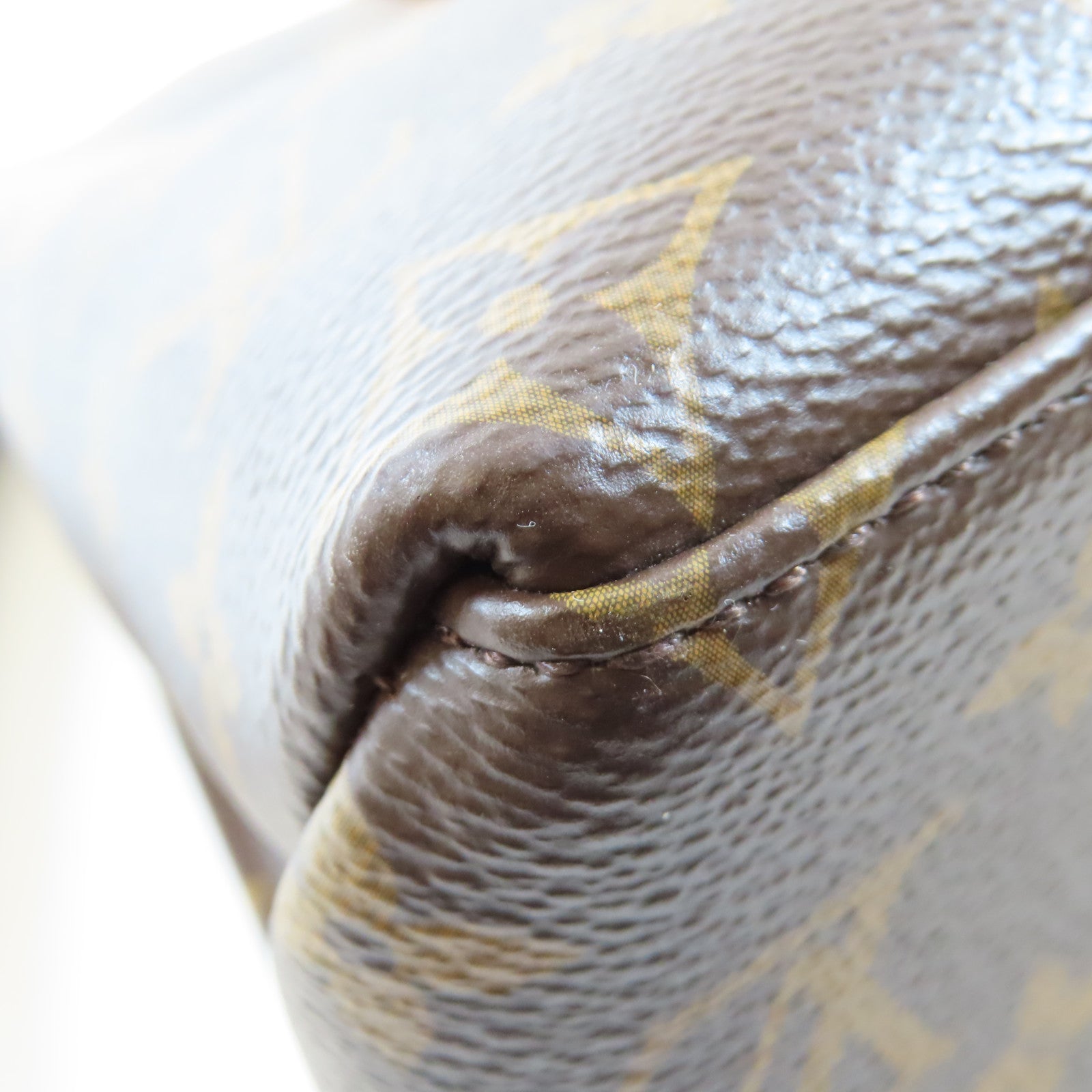LOUIS VUITTON Monogram Petit Palais金扣手挽肩背兩用袋棕色