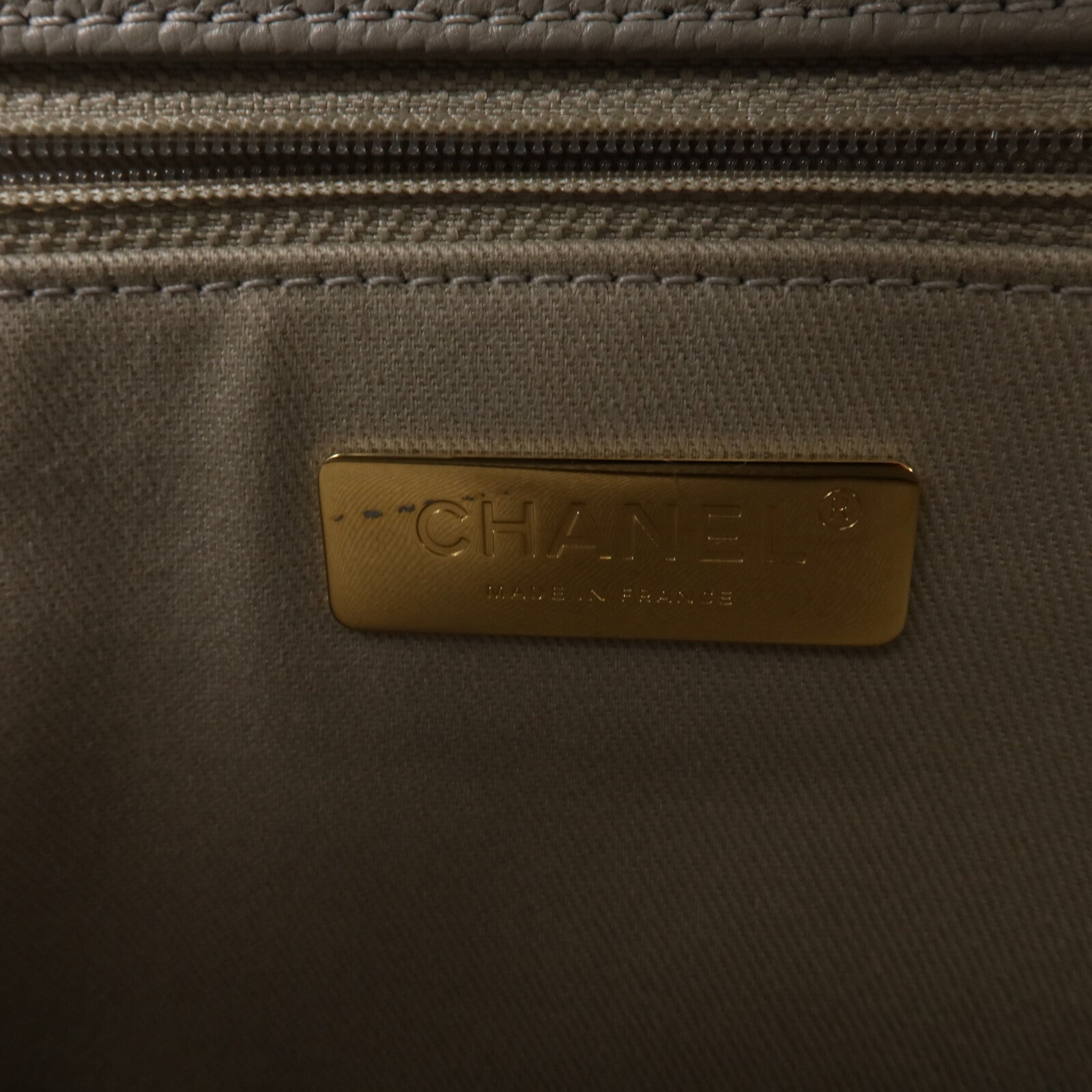 CHANEL 牛皮皮革Chain Shoulder鏈帶手挽肩背兩用袋