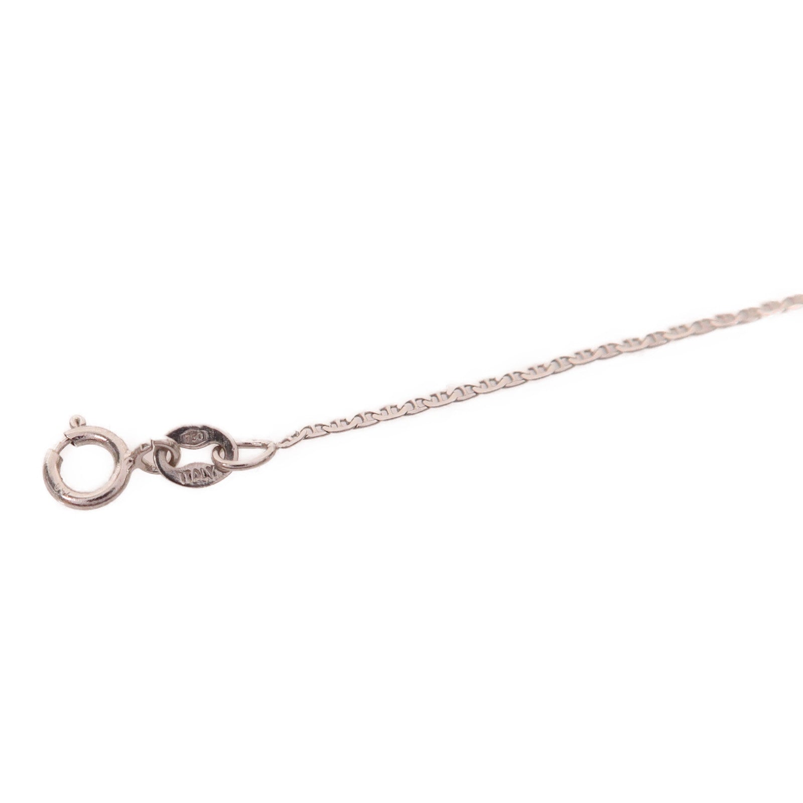 Jewelry Ruby Necklace 2.3g 18K White Gold