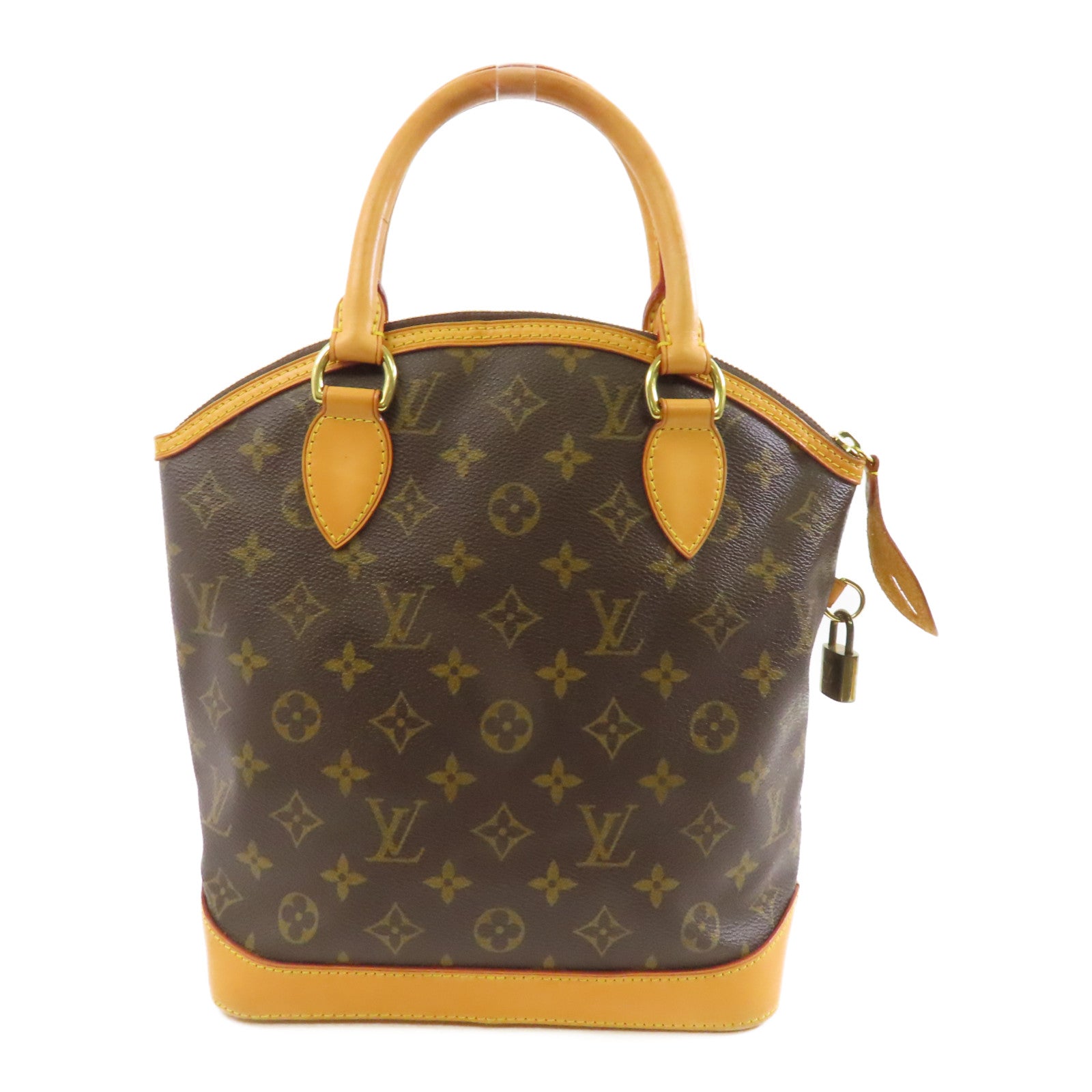 LOUIS VUITTON 【激減優惠】Monogram Lockit金扣手挽袋啡色