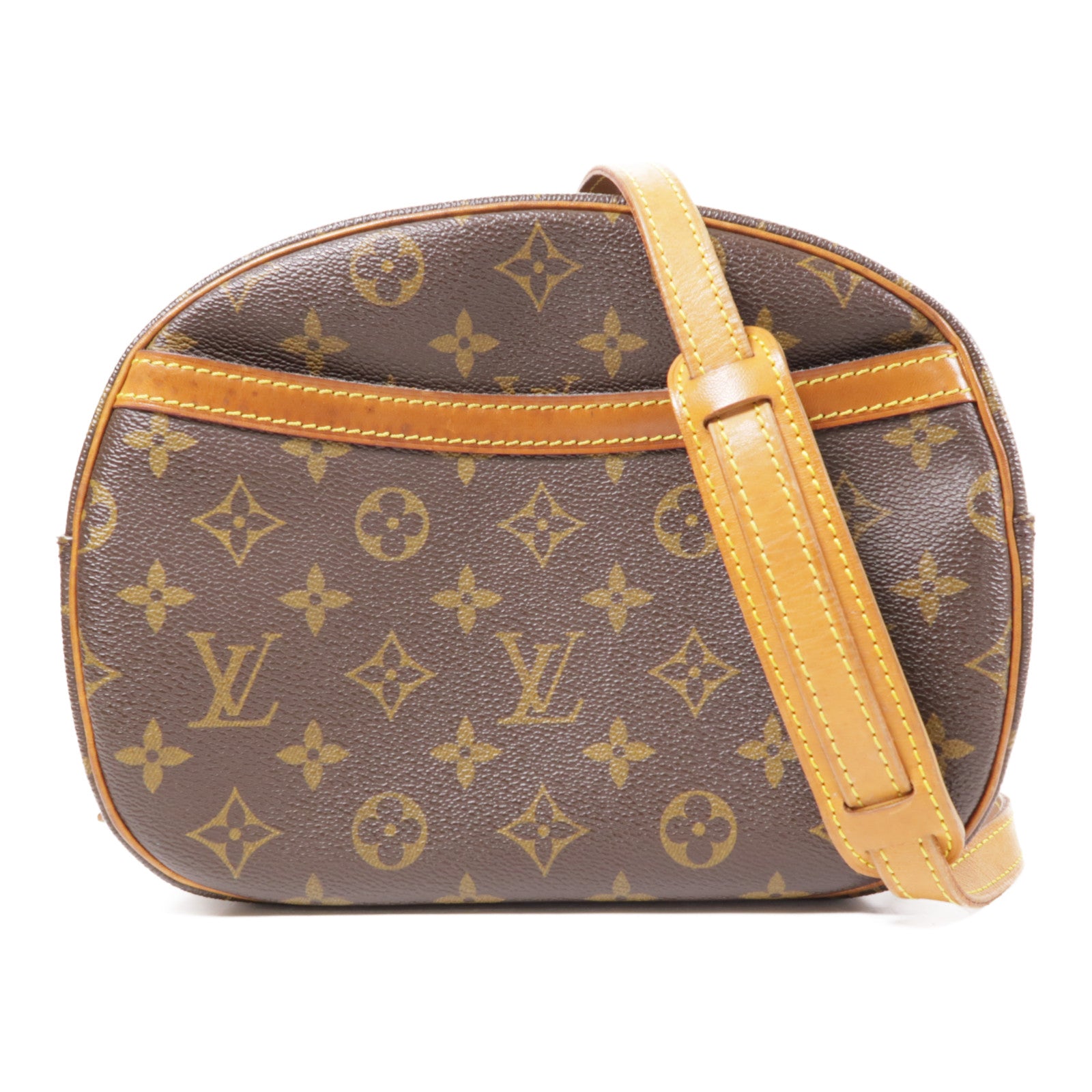 LOUIS VUITTON Monogram Blois金扣肩背袋棕色