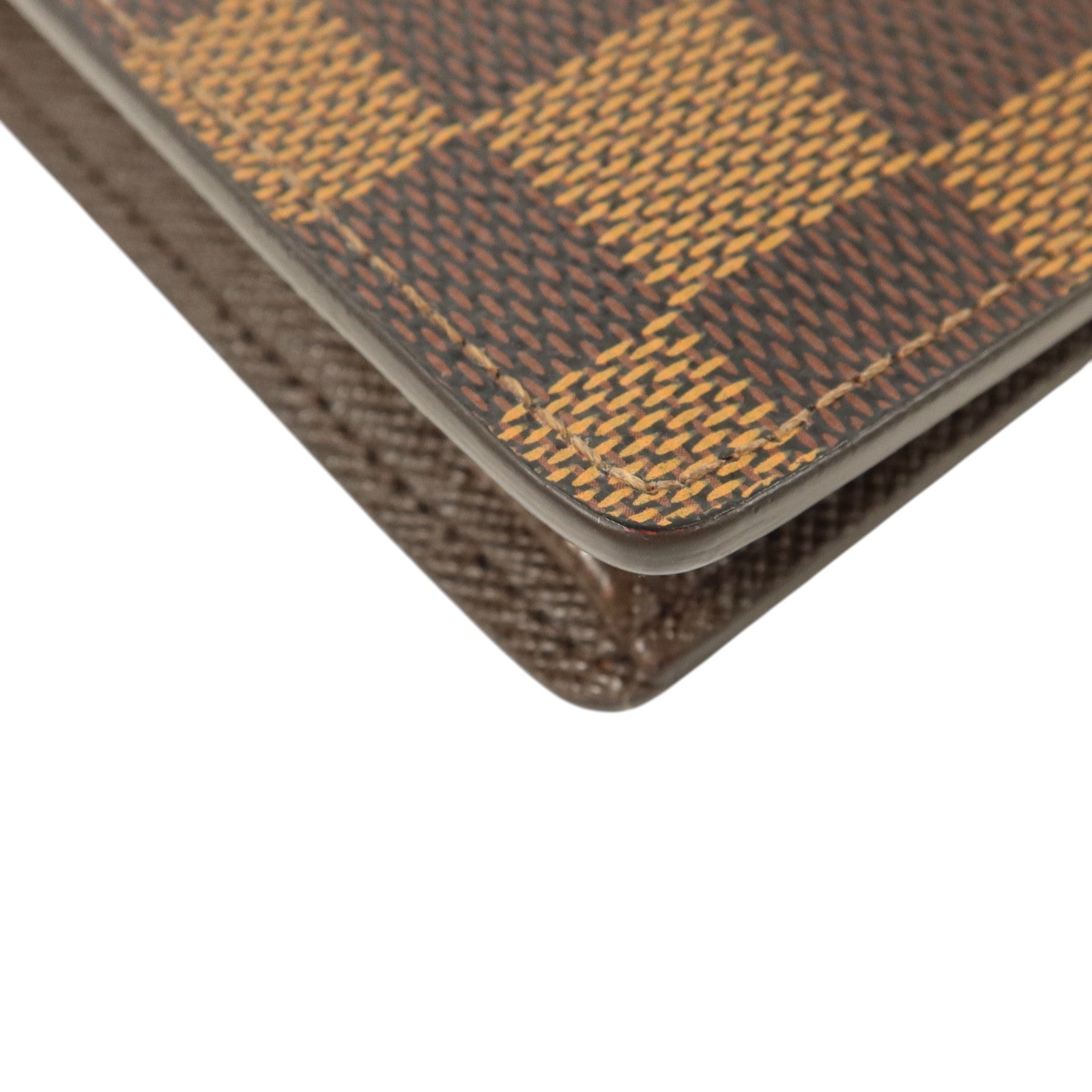 LOUIS VUITTON Damier Ebene Brazza長錢包
