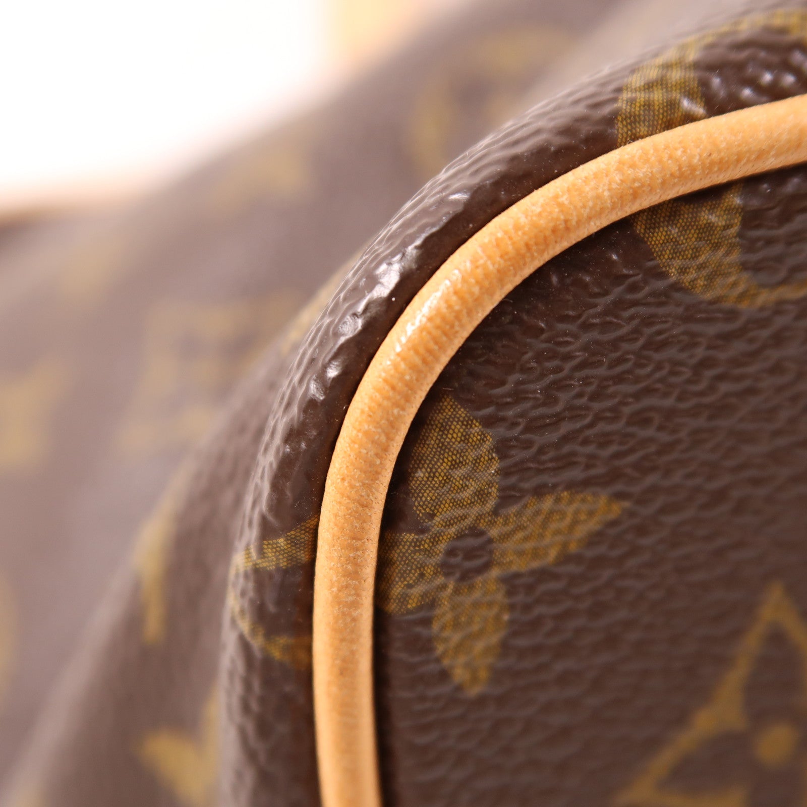 LOUIS VUITTON Monogram Palermo PM金扣手挽肩背兩用袋棕色