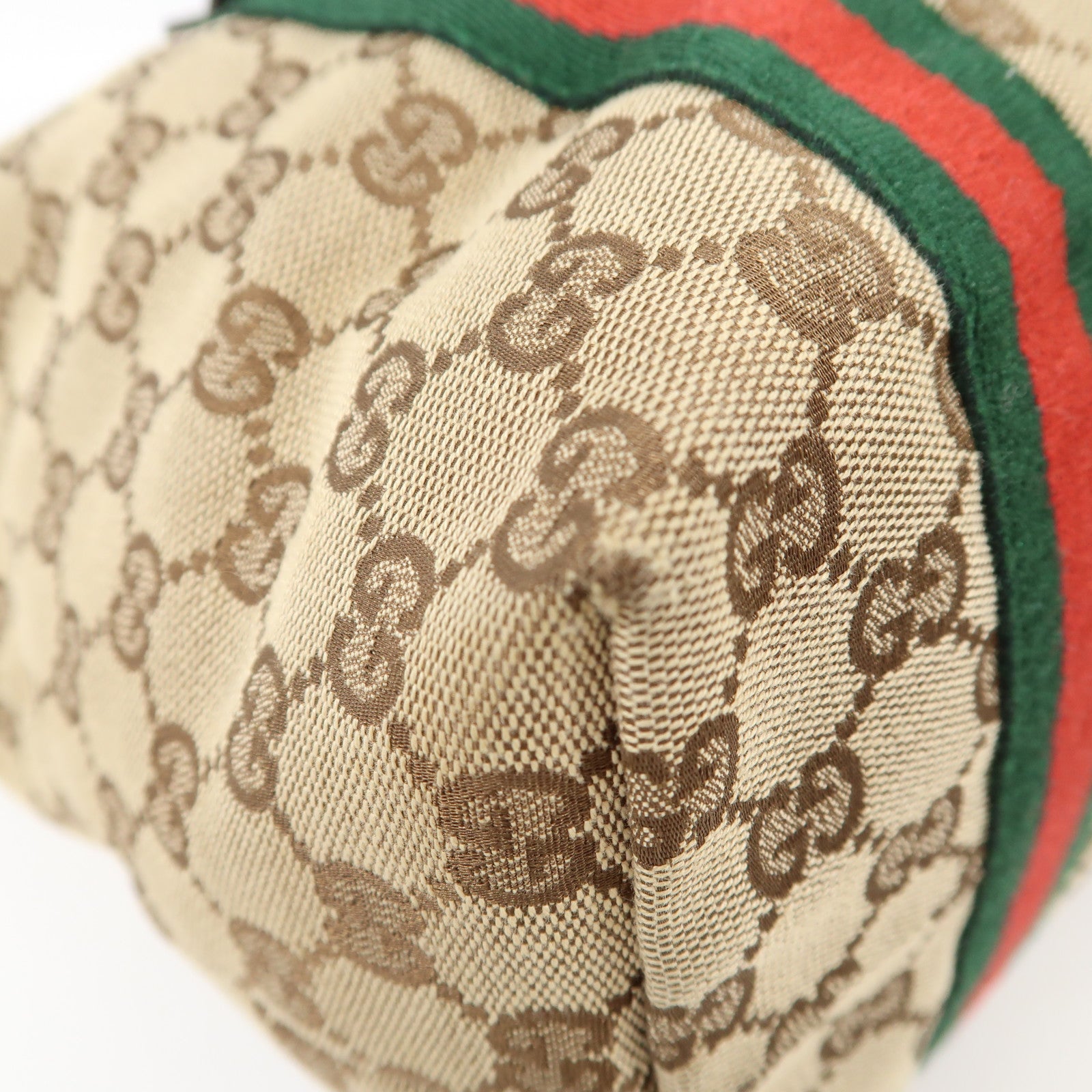 GUCCI 帆布Shoulder Bag金扣肩背袋