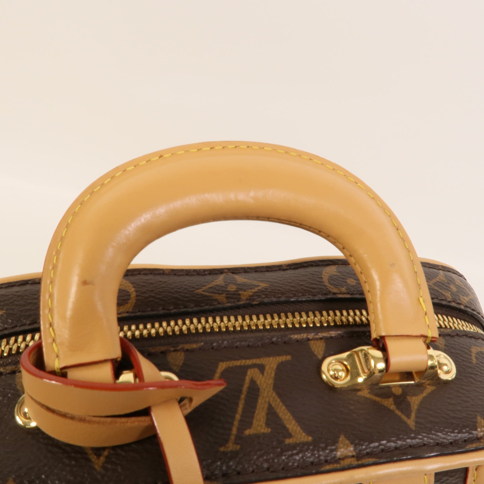 LOUIS VUITTON Monogram Valisette金扣手挽肩背兩用袋
