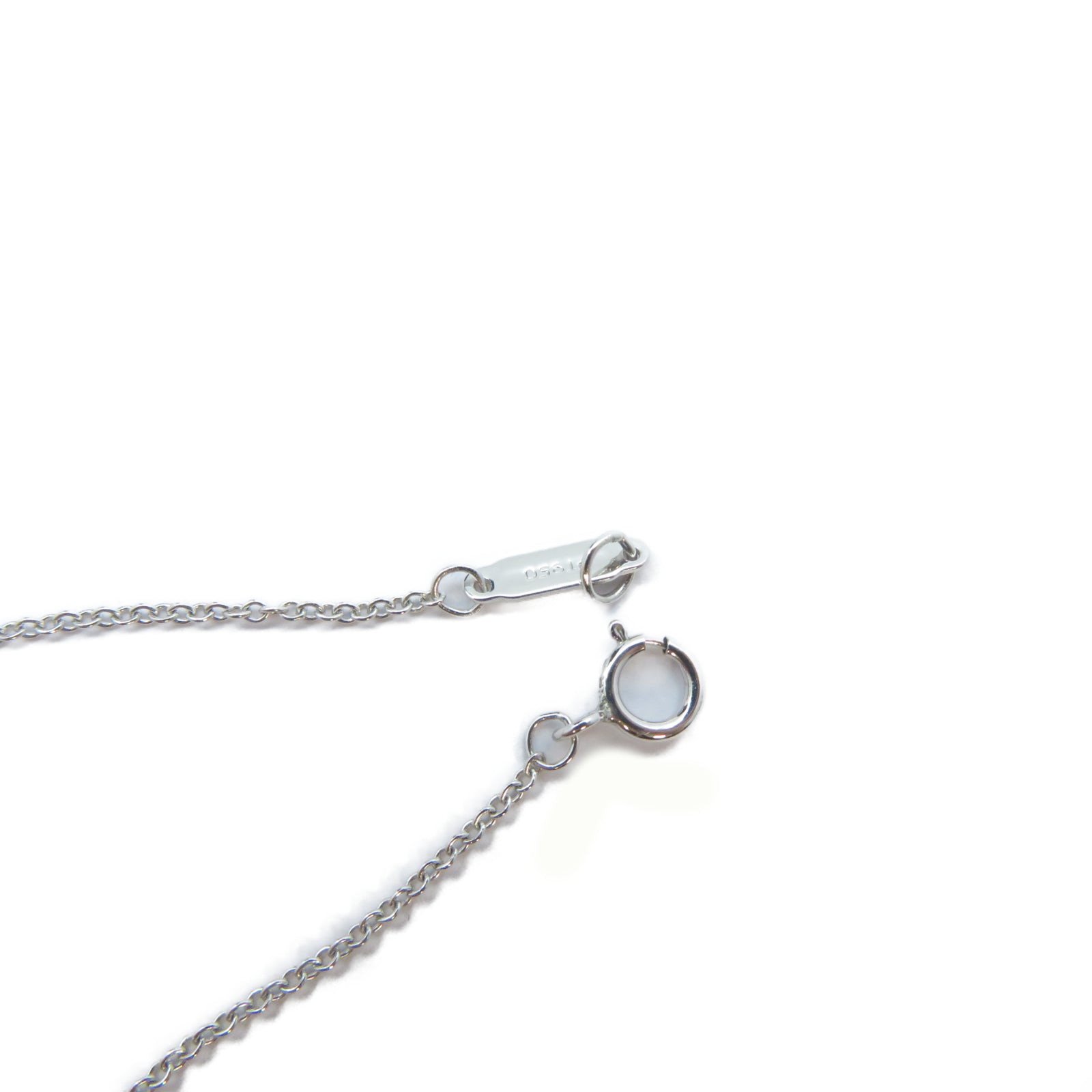 TIFFANY＆CO PT950鉑金Heart Diamond Necklace鑽石項鍊