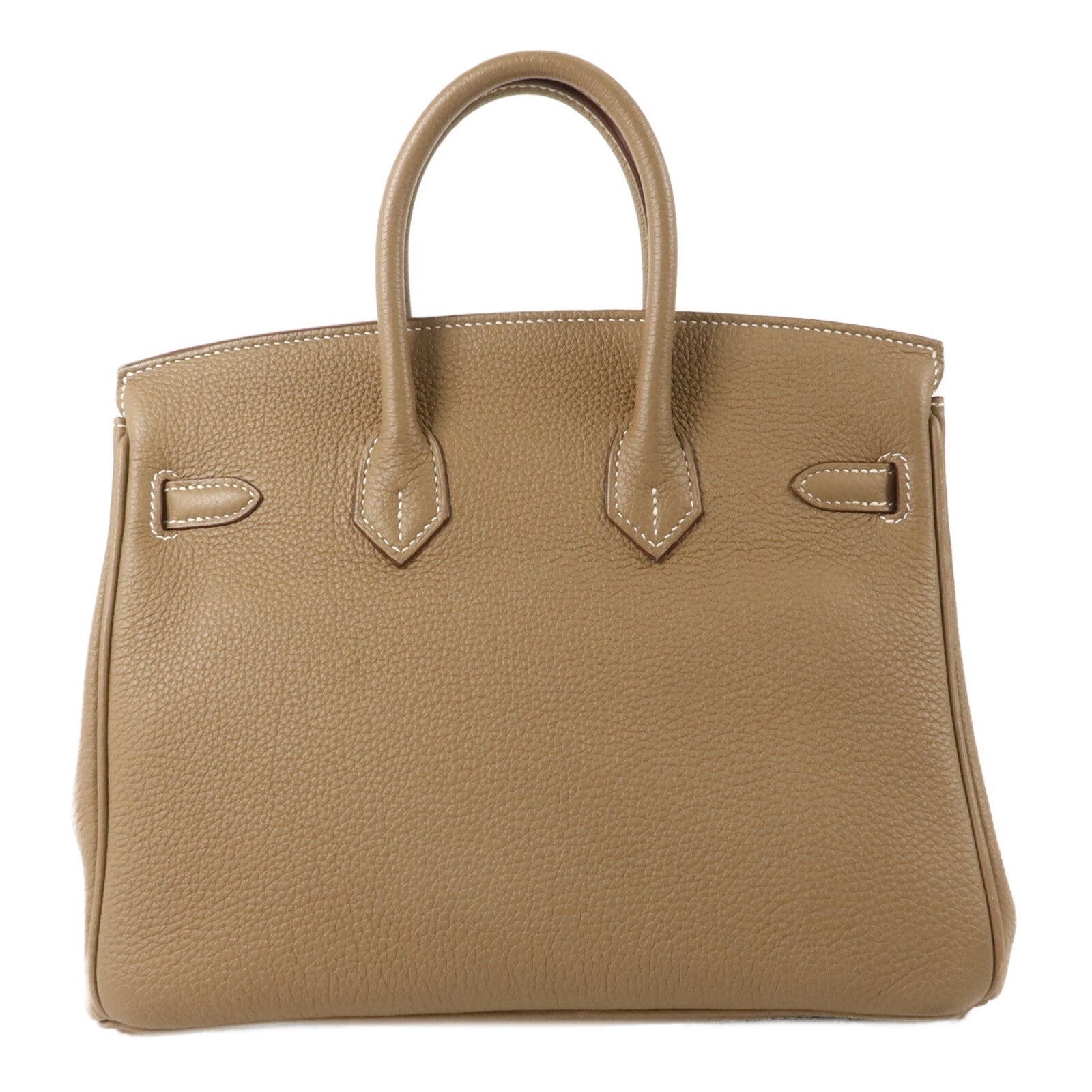 HERMES Togo皮革Birkin 25手挽袋Etoupe