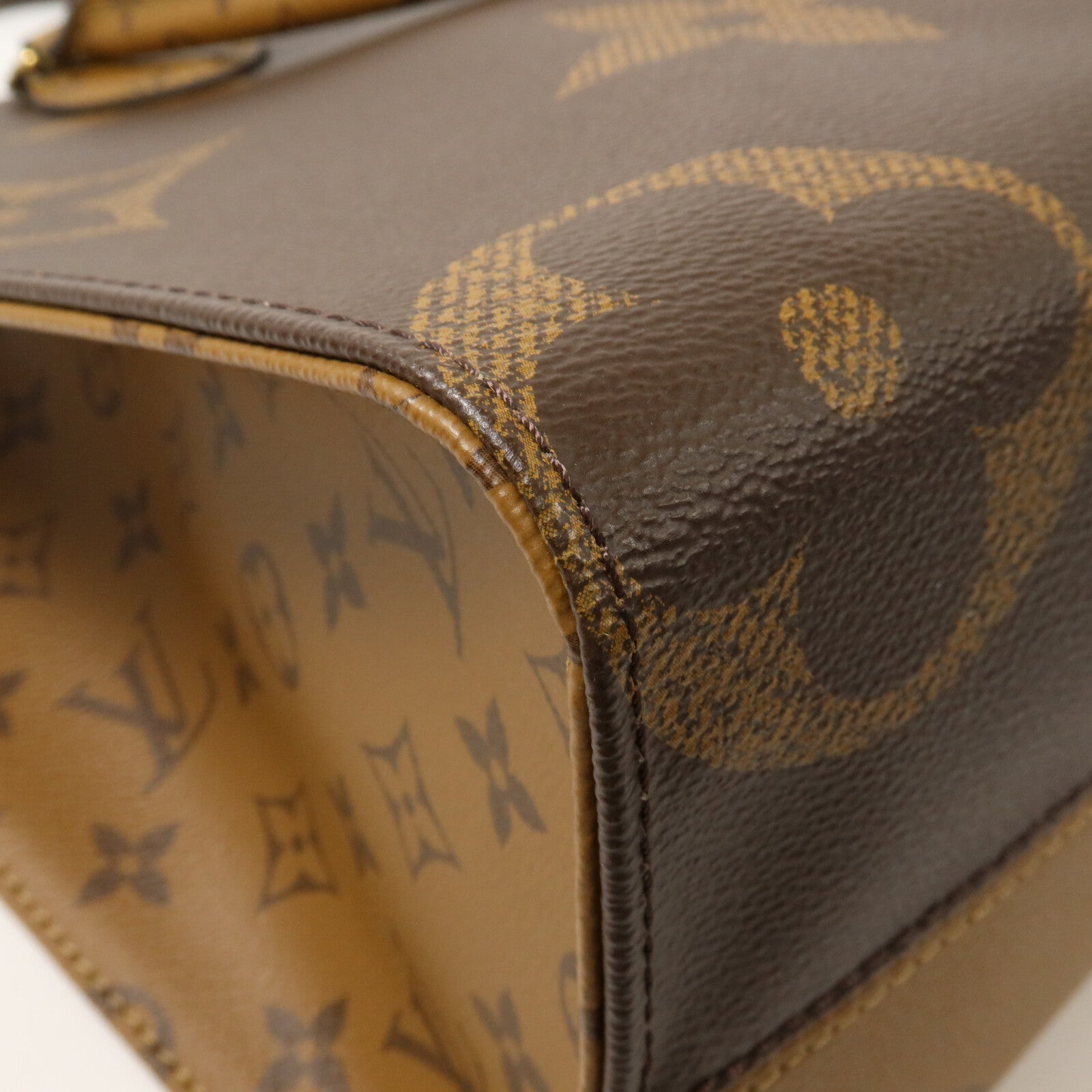 LOUIS VUITTON Monogram Giant On The Go MM手挽肩背兩用袋
