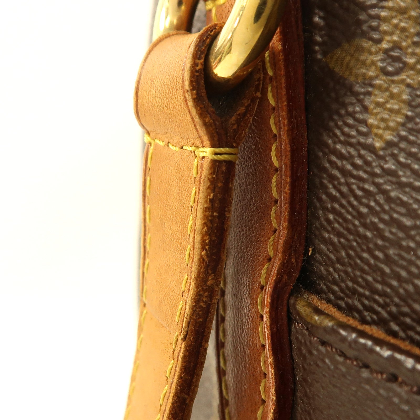 LOUIS VUITTON Monogram Totally MM金扣肩背袋棕色