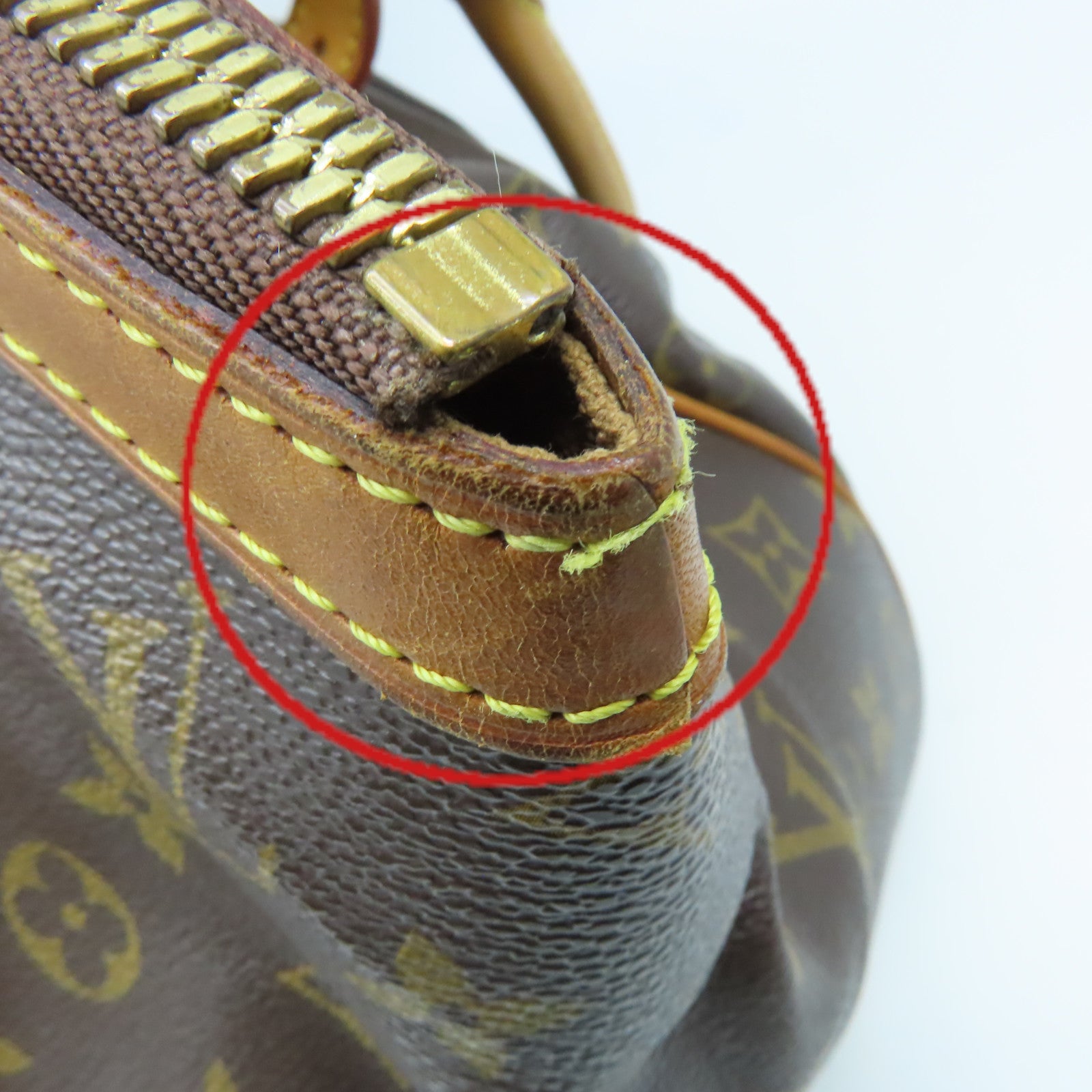 LOUIS VUITTON 【激減優惠】Monogram Tivoli GM金扣手挽袋啡色