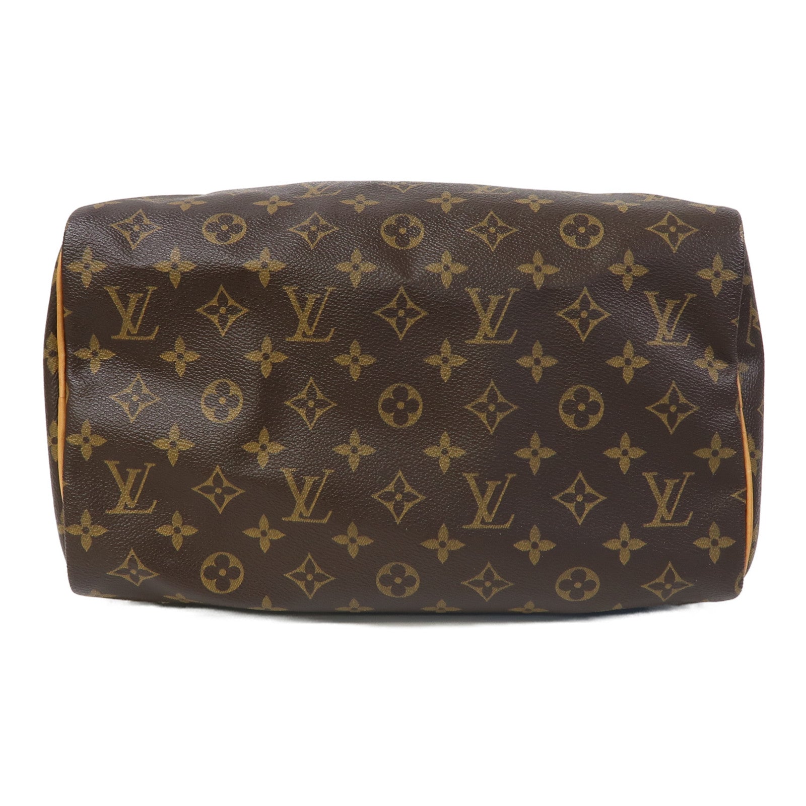 LOUIS VUITTON Monogram Speedy 30金扣手挽袋啡色
