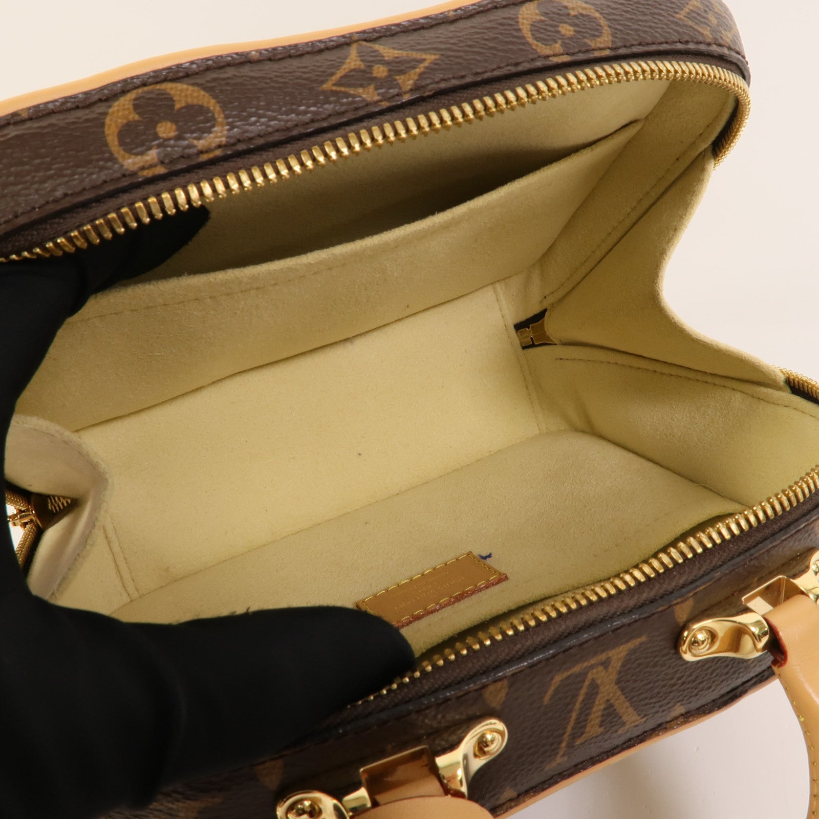 LOUIS VUITTON Monogram Valisette金扣手挽肩背兩用袋
