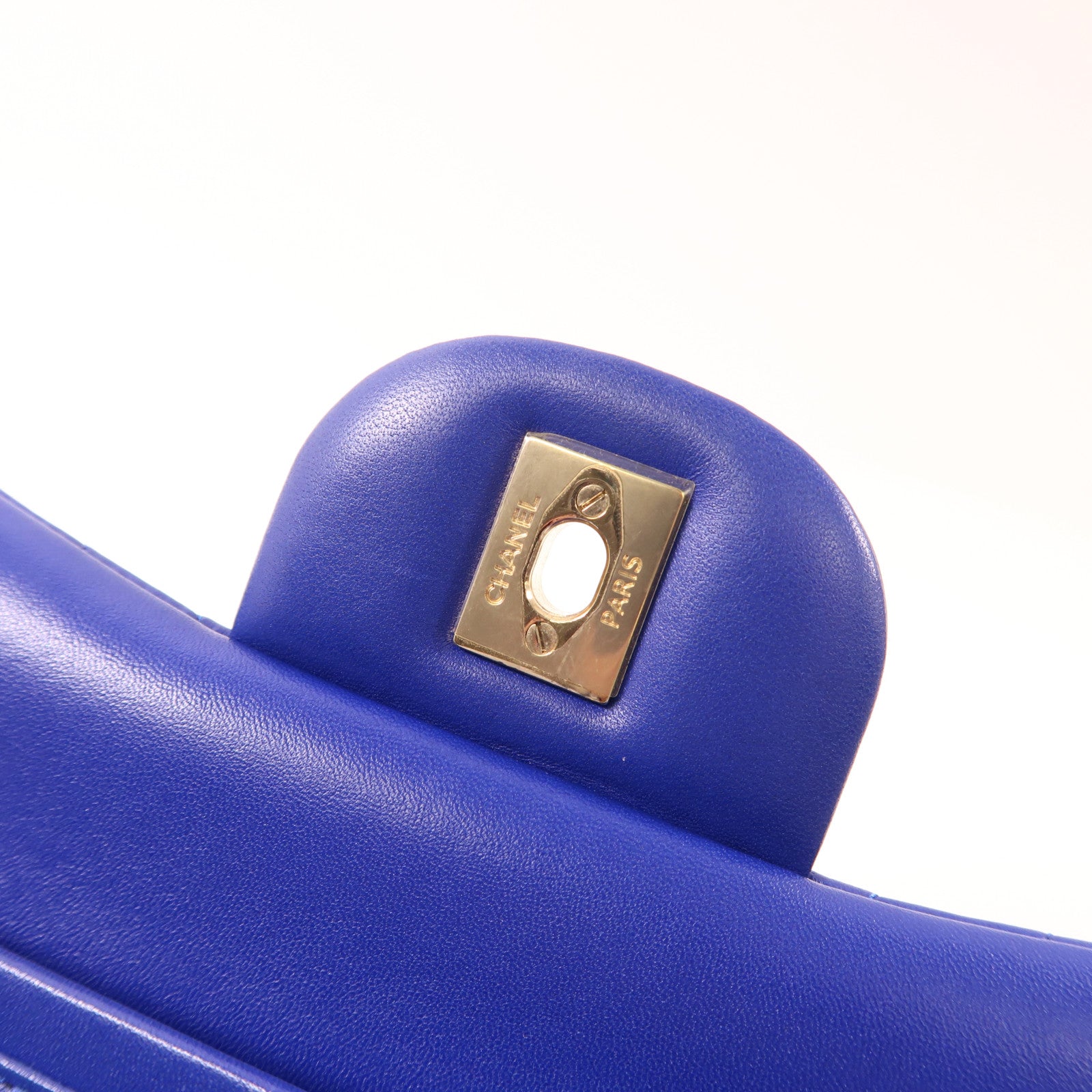 CHANEL 牛皮皮革Large Classic金扣鏈帶肩背袋