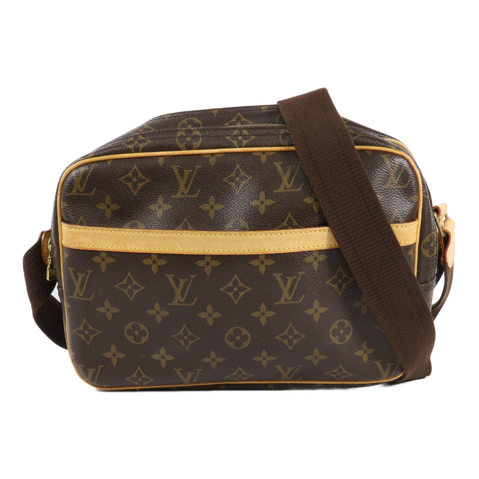 LOUIS VUITTON Monogram Reporter PM肩背袋