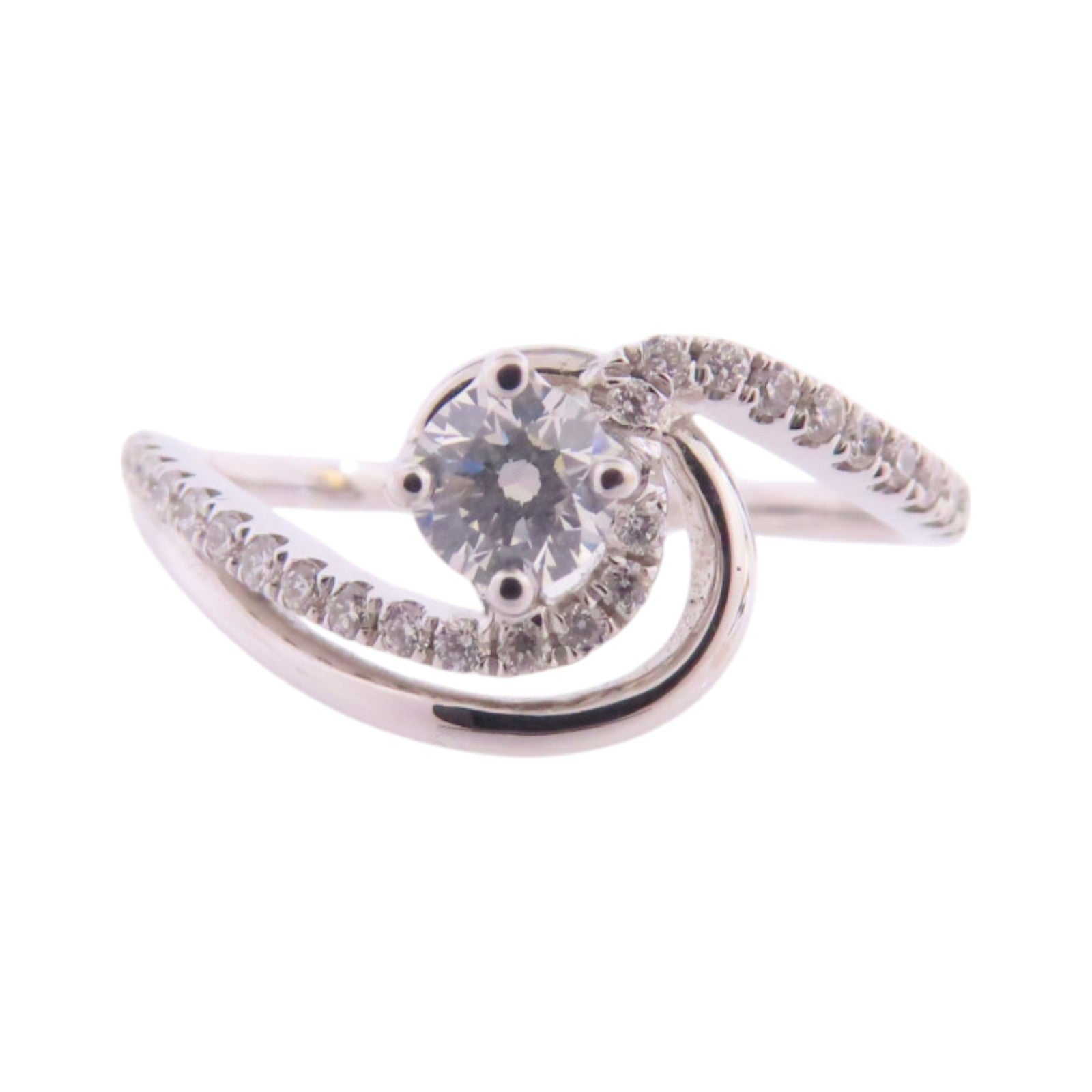 JEWELRY (PRICE DOWN) Diamond Ring US#6.5 18K White Gold