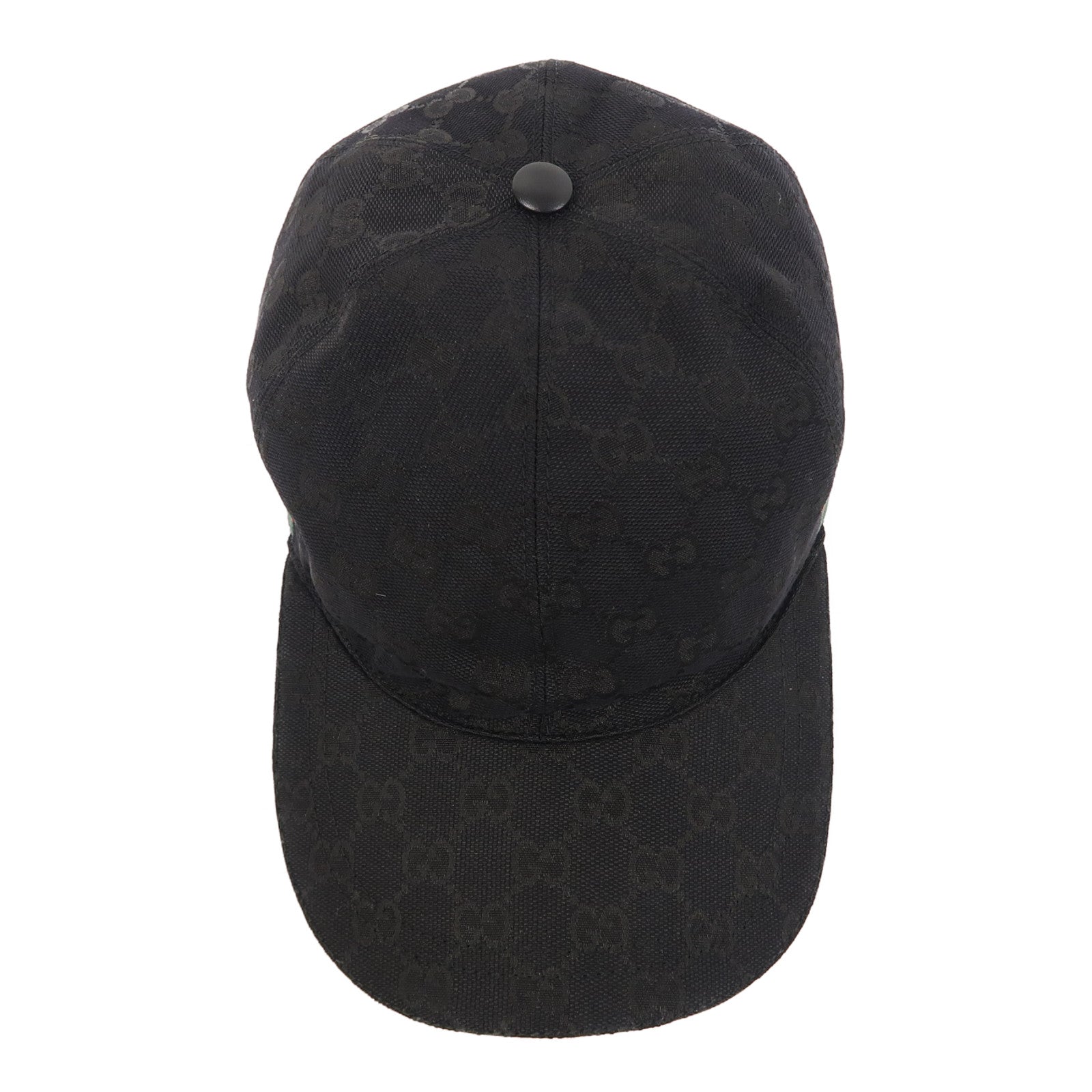 GUCCI 帆布Original GG Canvas Baseball Hat With Web帽子黑色
