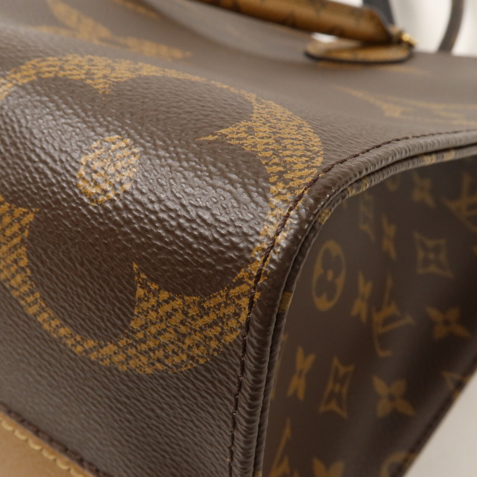 LOUIS VUITTON Monogram Giant On The Go MM手挽肩背兩用袋