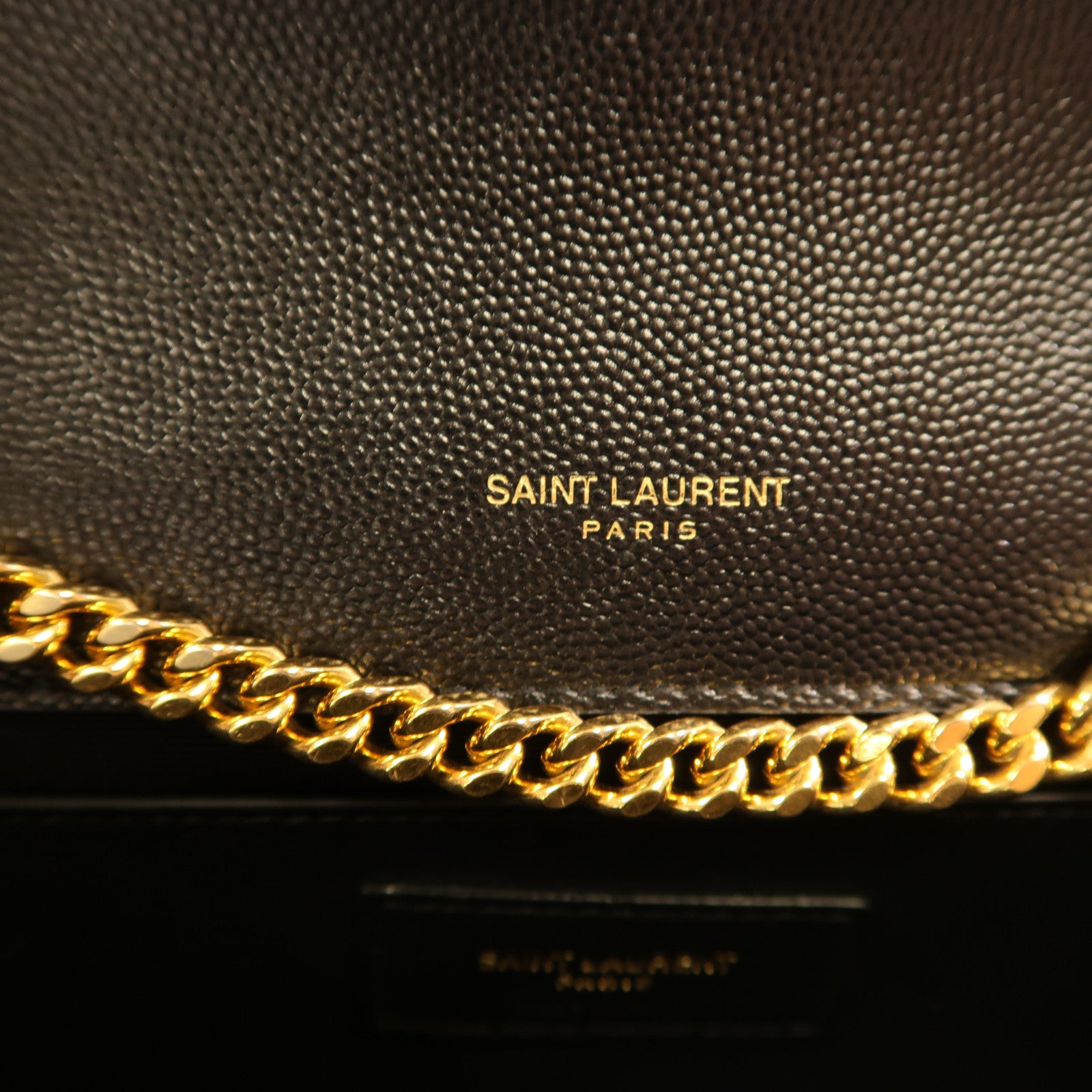 SAINT LAURENT 牛皮皮革Shoulder Bag金扣肩背袋