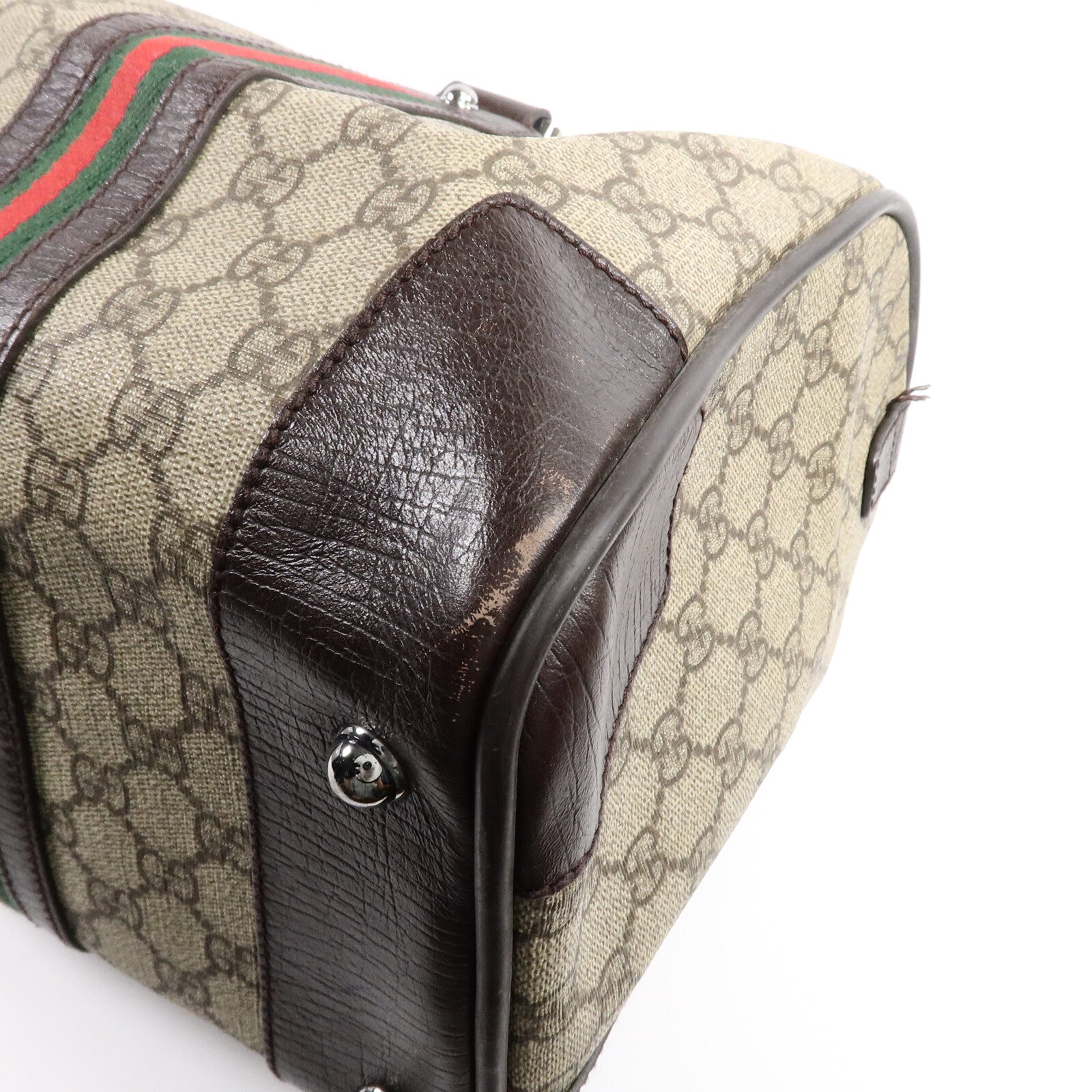 GUCCI 塗層帆布Boston Bag肩背袋