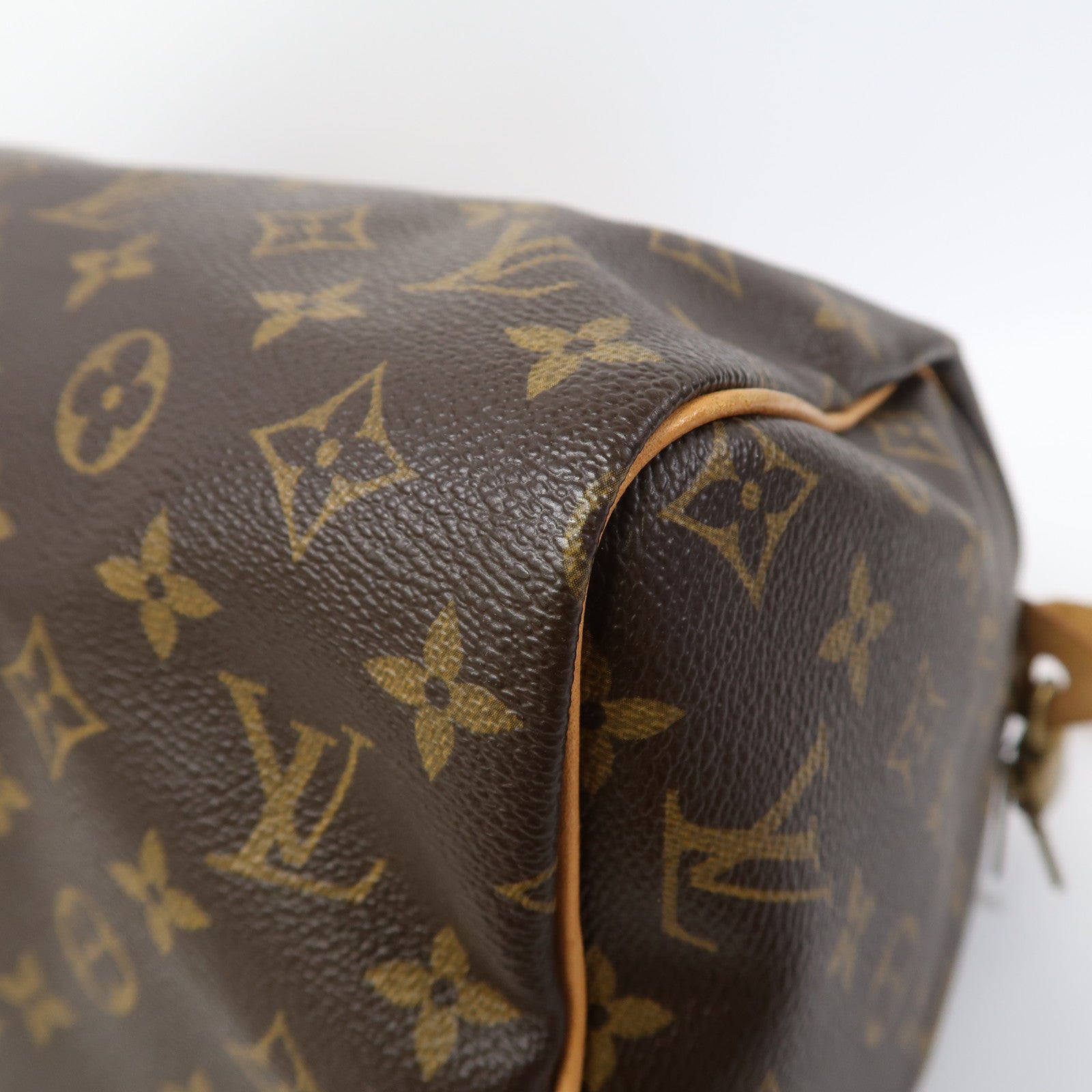 LOUIS VUITTON Monogram Speedy 30金扣手挽袋啡色