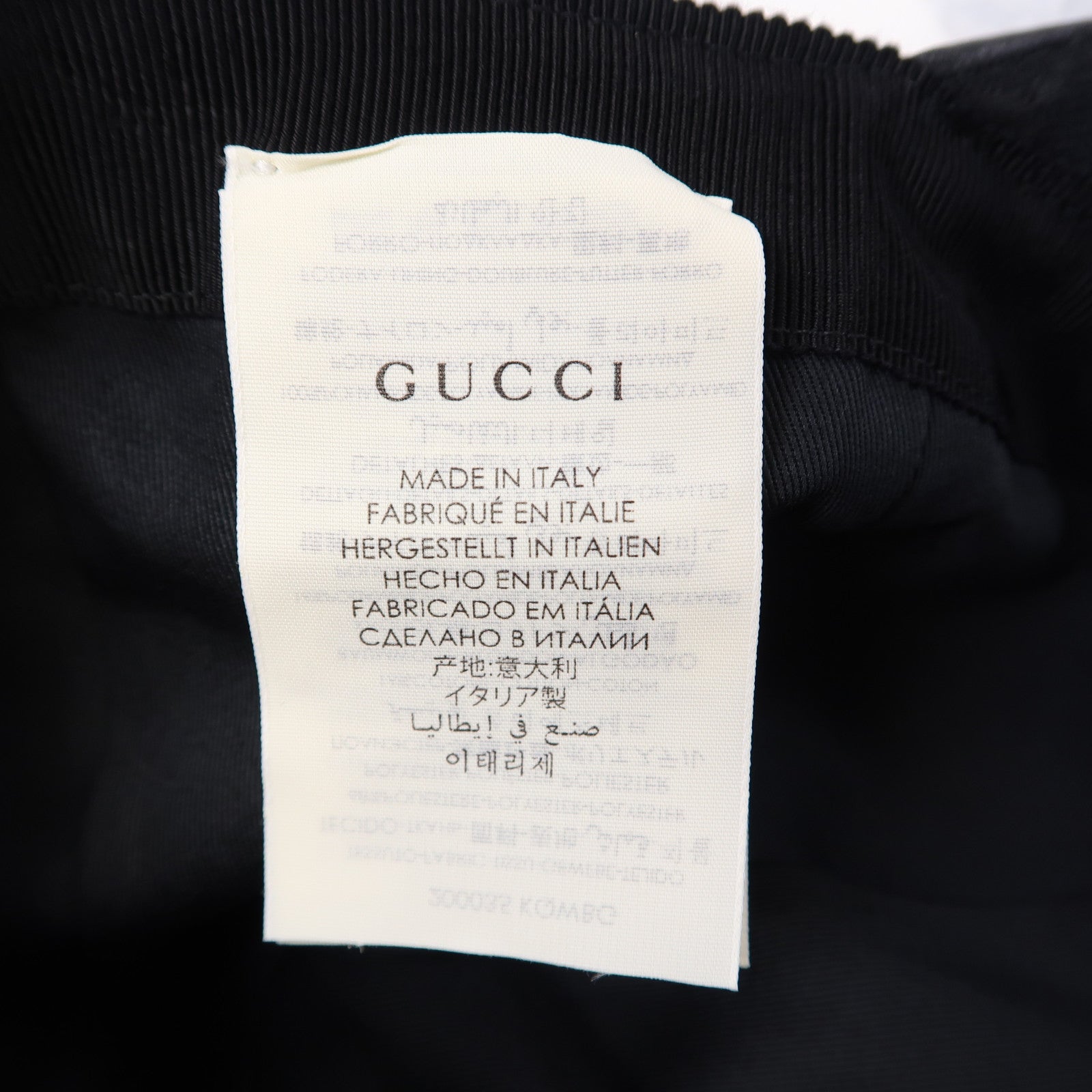 GUCCI 帆布Original GG Canvas Baseball Hat With Web帽子黑色