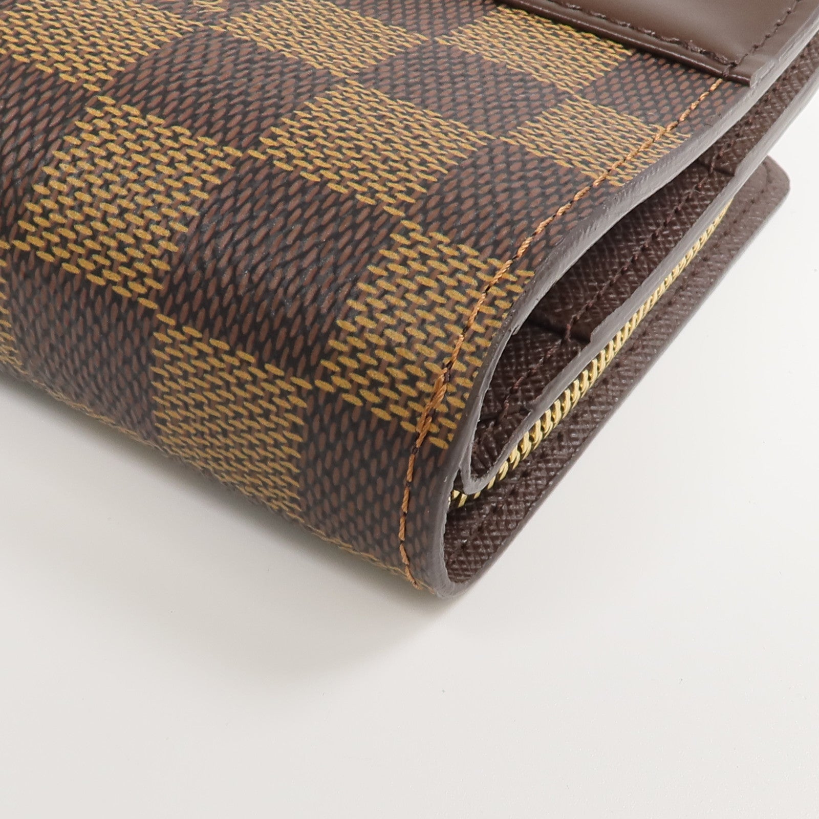 LOUIS VUITTON Damier Compact Zip Wallet錢包