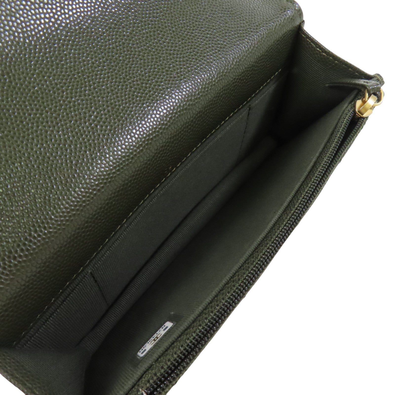 CHANEL 牛皮皮革Coco First WOC金扣鏈帶肩背袋