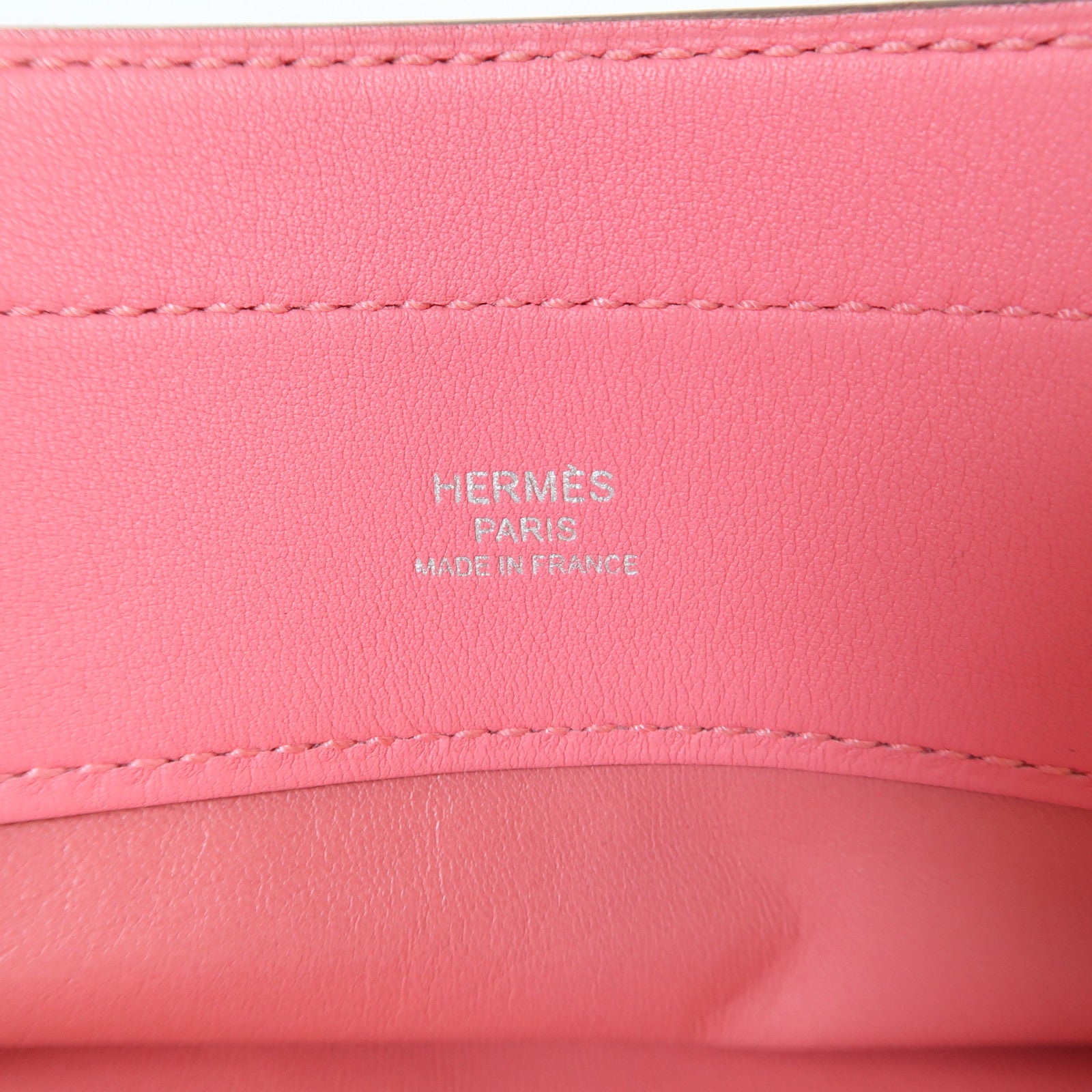 HERMES 【激減優惠】Swift皮革Aline銀扣肩背袋Rose Azalee/粉紅色