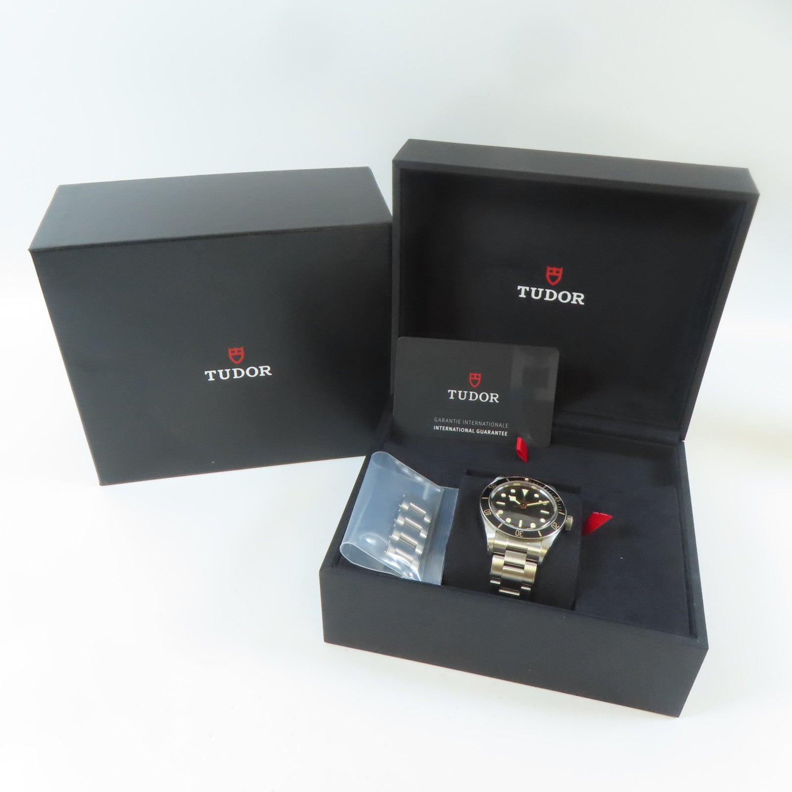 TUDOR Black Bay 58不鏽鋼手錶自動機芯黑色#16cm