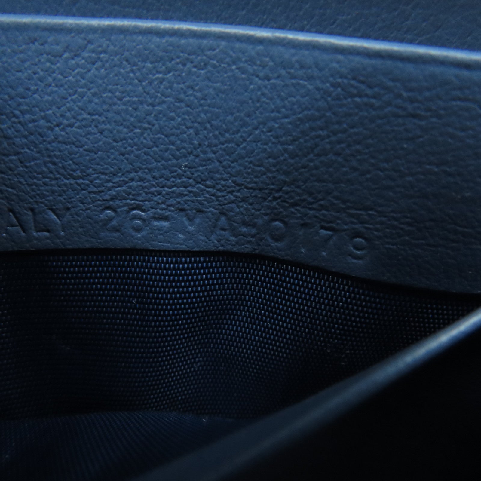Dior 【激減優惠】羊皮皮革Card Case金扣卡片套藍色