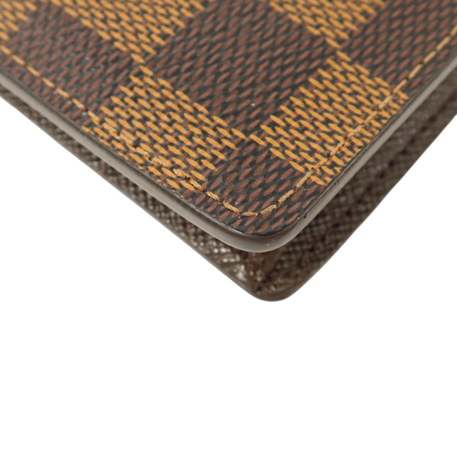 LOUIS VUITTON Damier Ebene Brazza長錢包