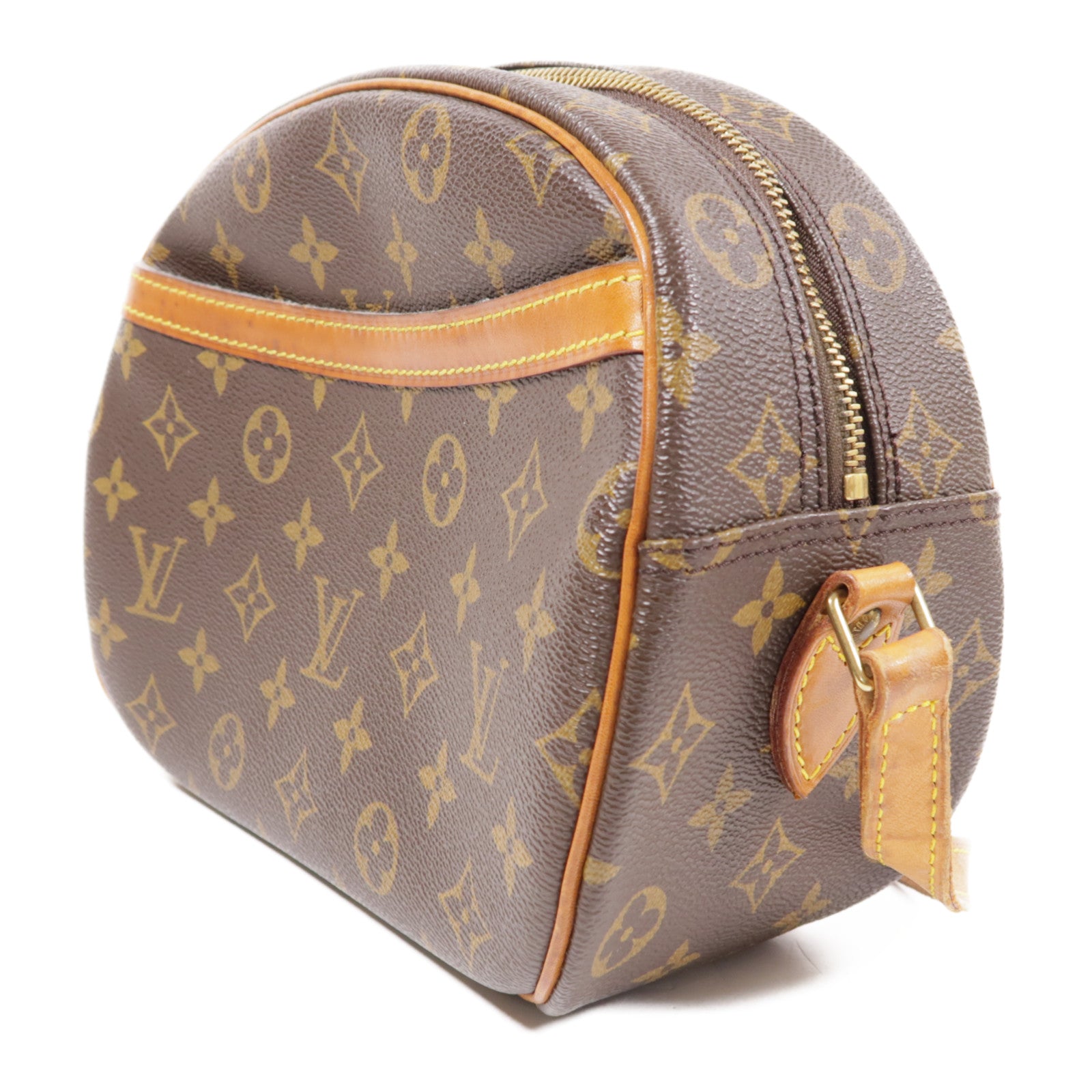 LOUIS VUITTON Monogram Blois金扣肩背袋棕色