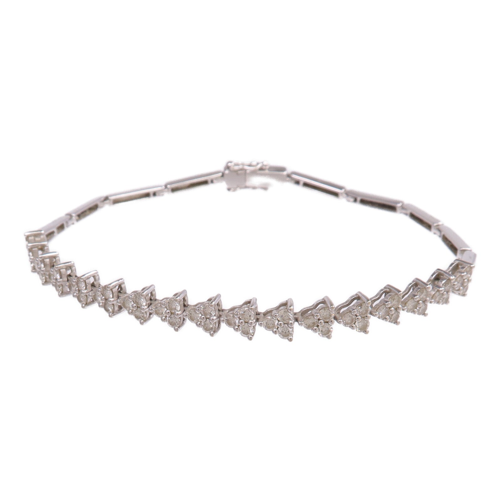 JEWELRY 【激減優惠】18K白金Diamond Bracelet鑽石手鏈