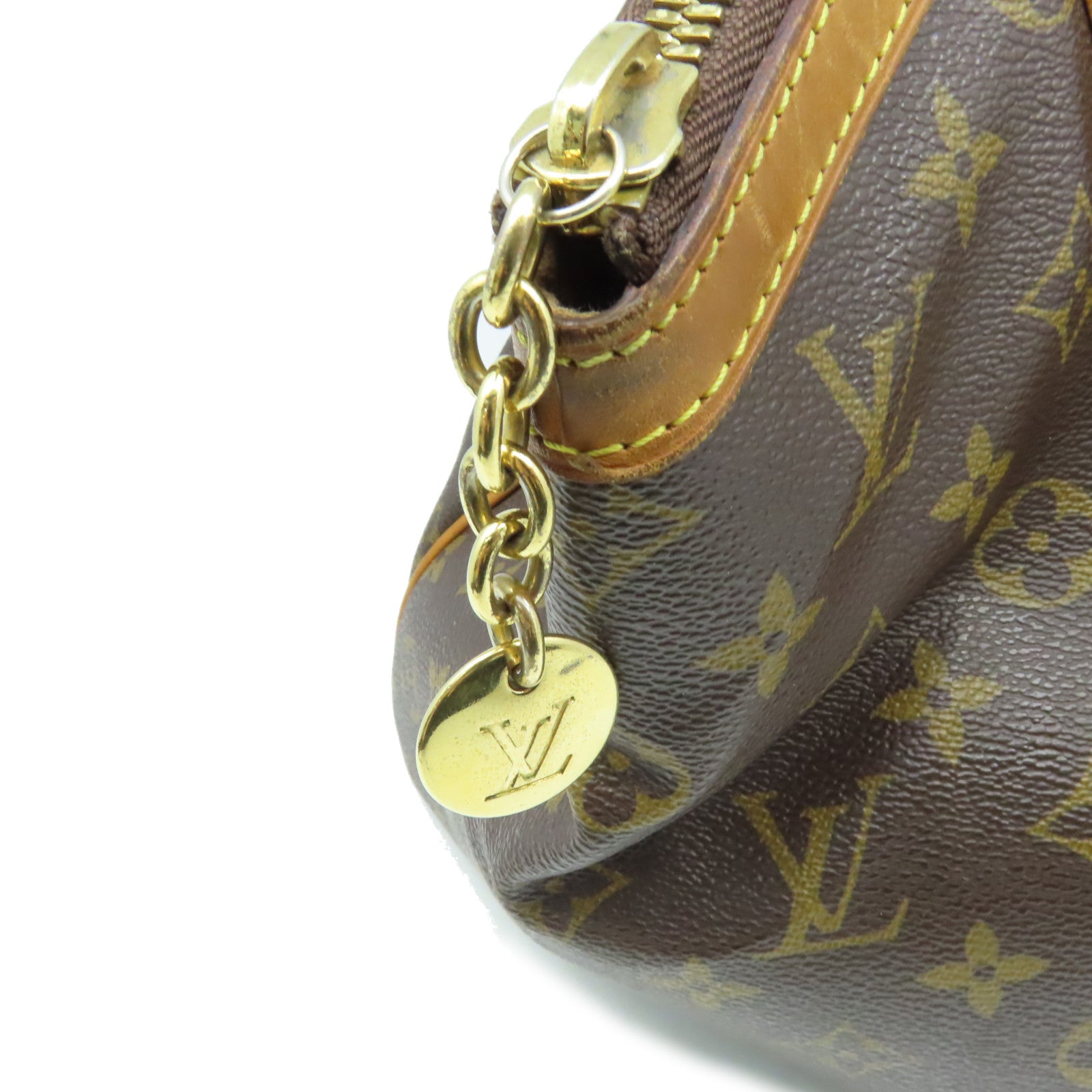 LOUIS VUITTON 【激減優惠】Monogram Tivoli GM金扣手挽袋啡色