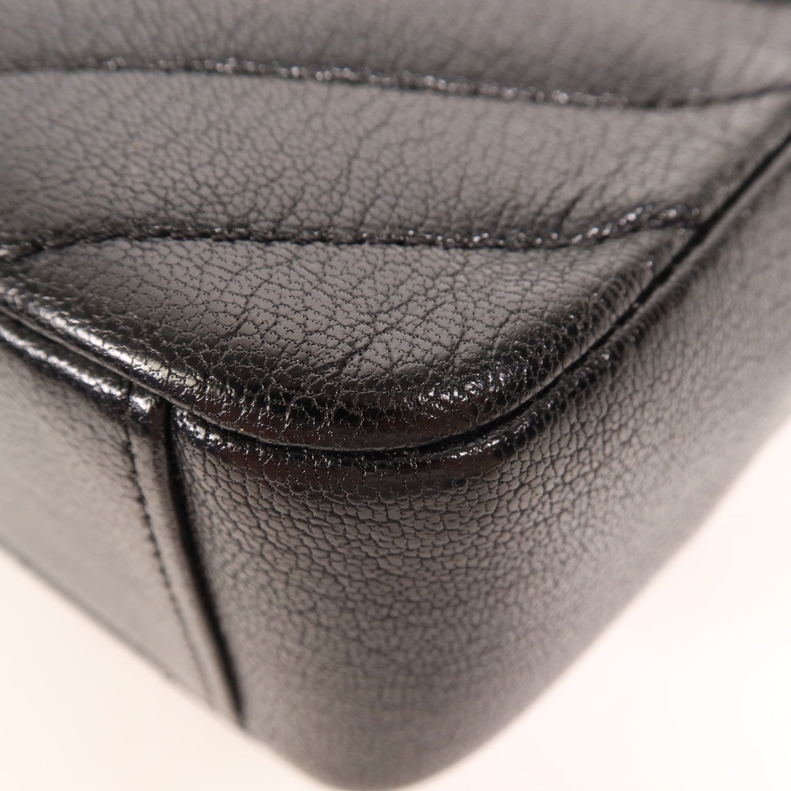 CHANEL 牛皮皮革Coco Mark Quilted Flap金扣鏈帶肩背袋