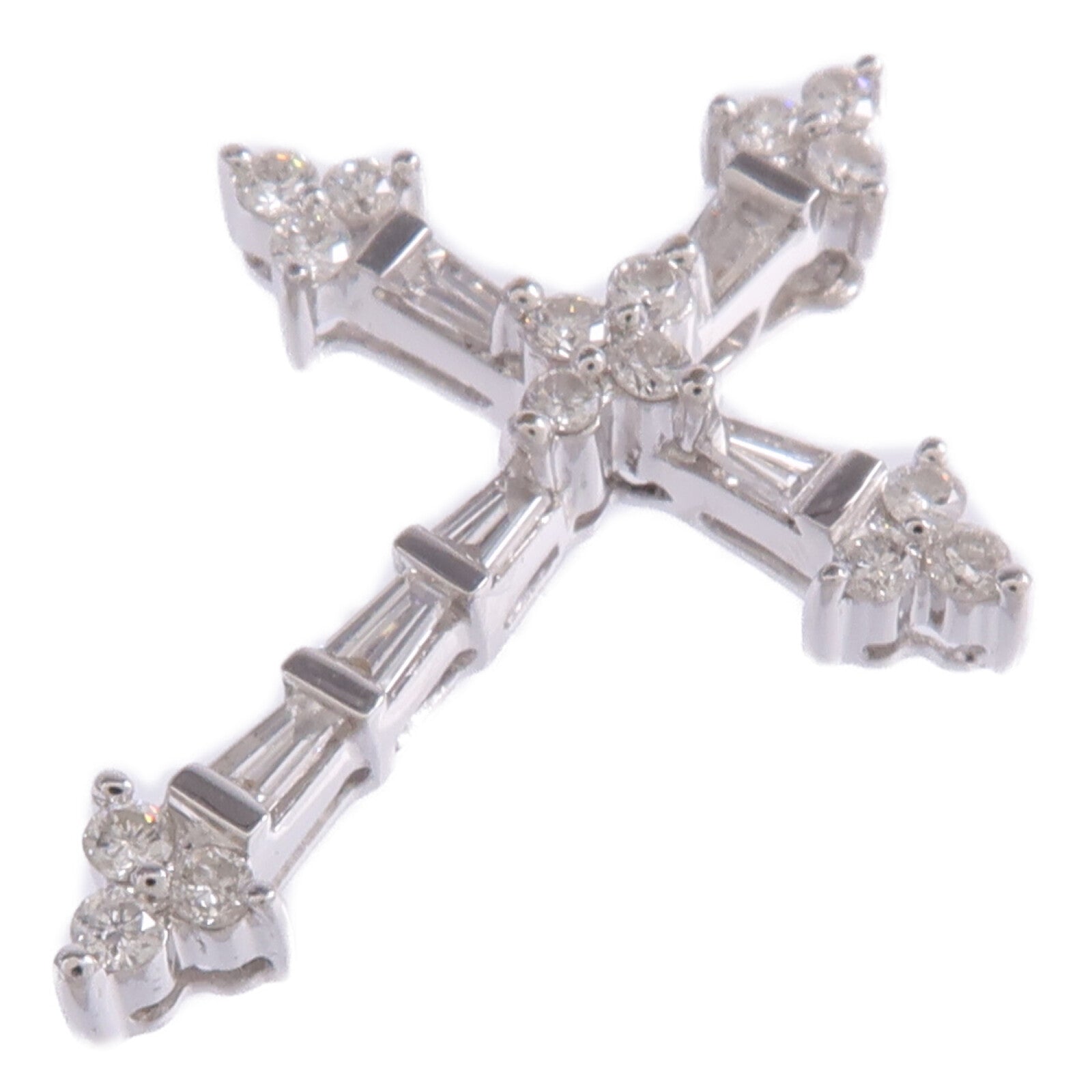 JEWELRY 18K白金Diamond Pendant Top鑽石吊墜