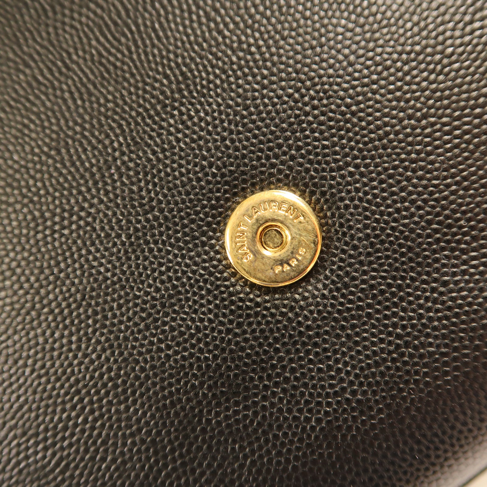 SAINT LAURENT 牛皮皮革Shoulder Bag金扣肩背袋