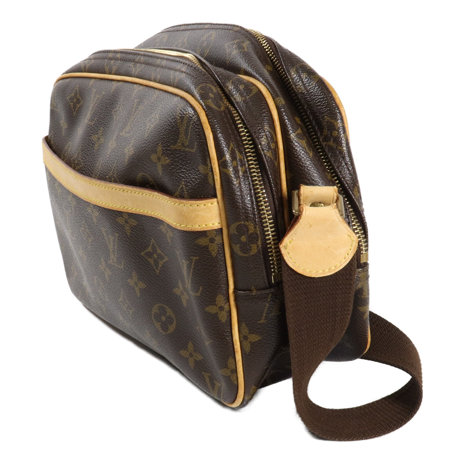 LOUIS VUITTON Monogram Reporter PM肩背袋
