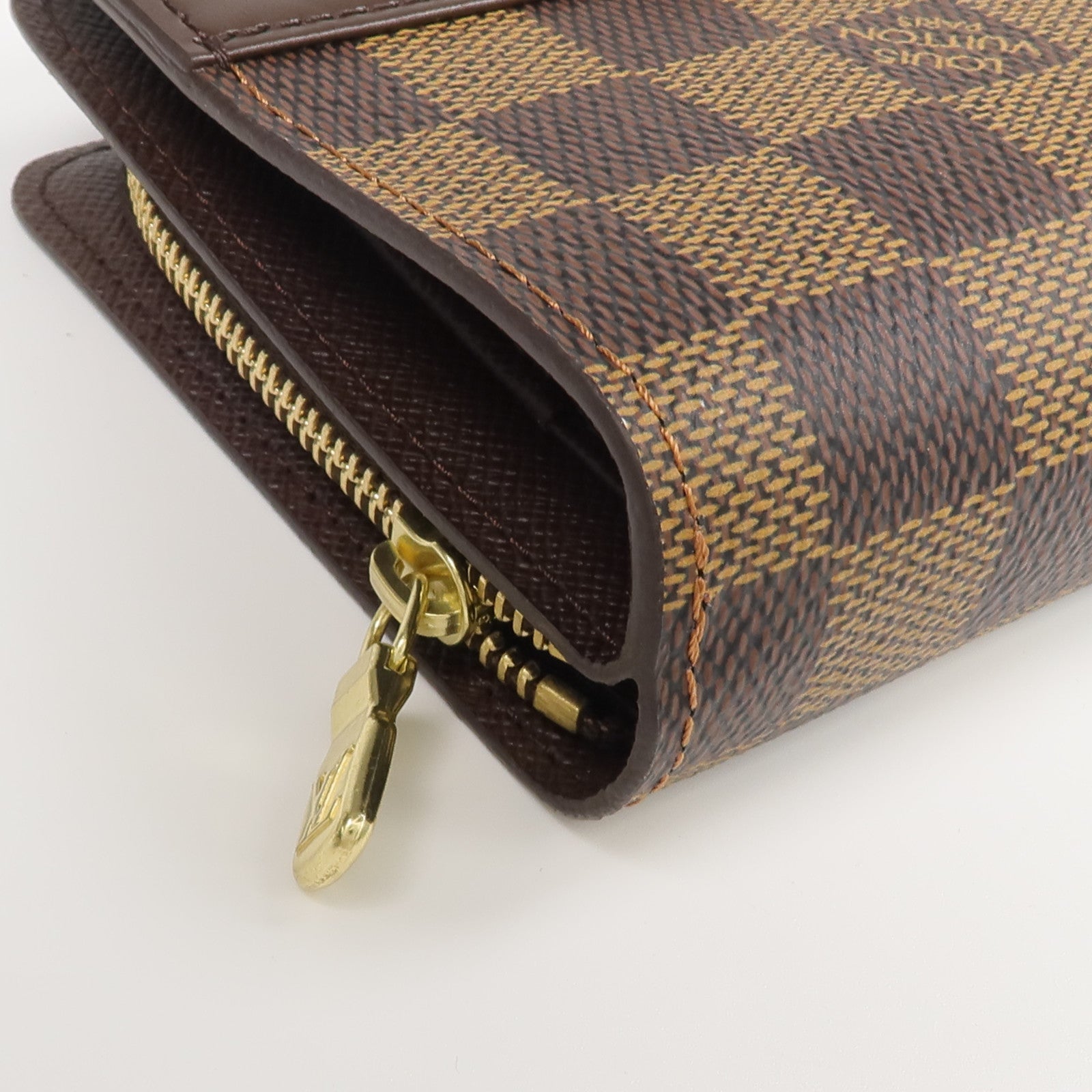 LOUIS VUITTON Damier Compact Zip Wallet錢包