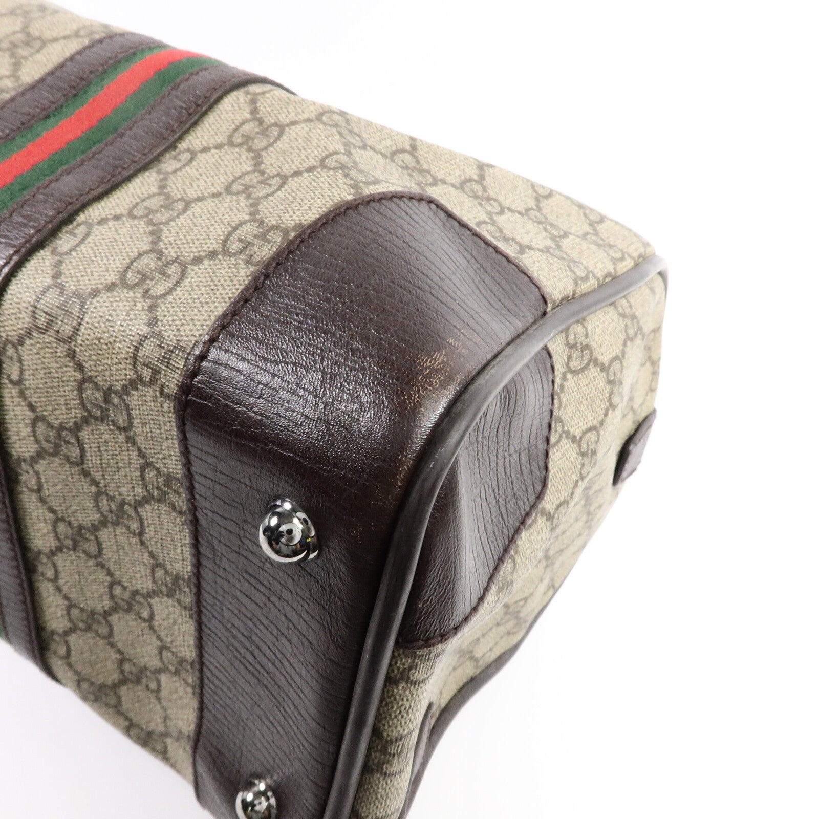 GUCCI 塗層帆布Boston Bag肩背袋