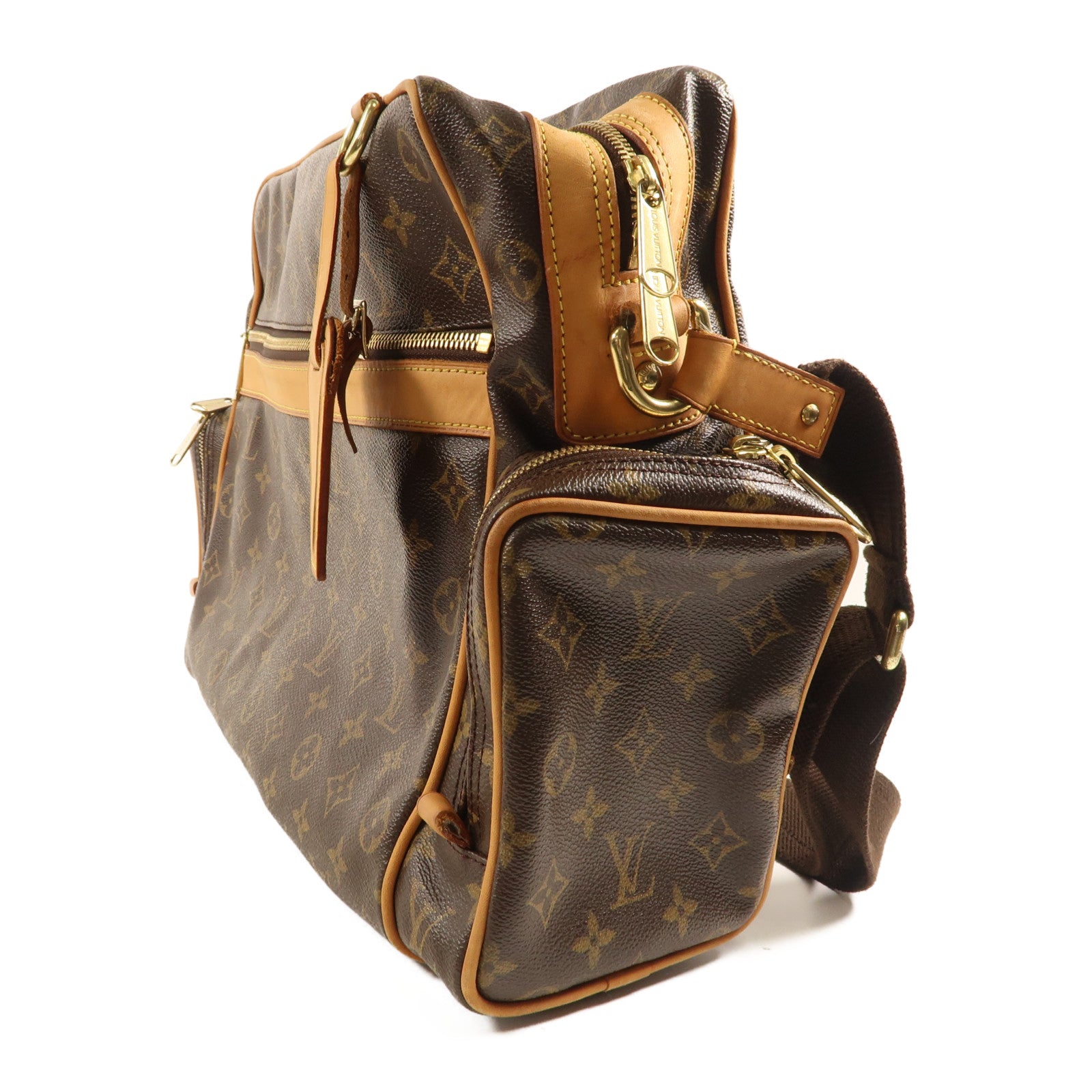 LOUIS VUITTON Monogram Sac Squash金扣肩背袋