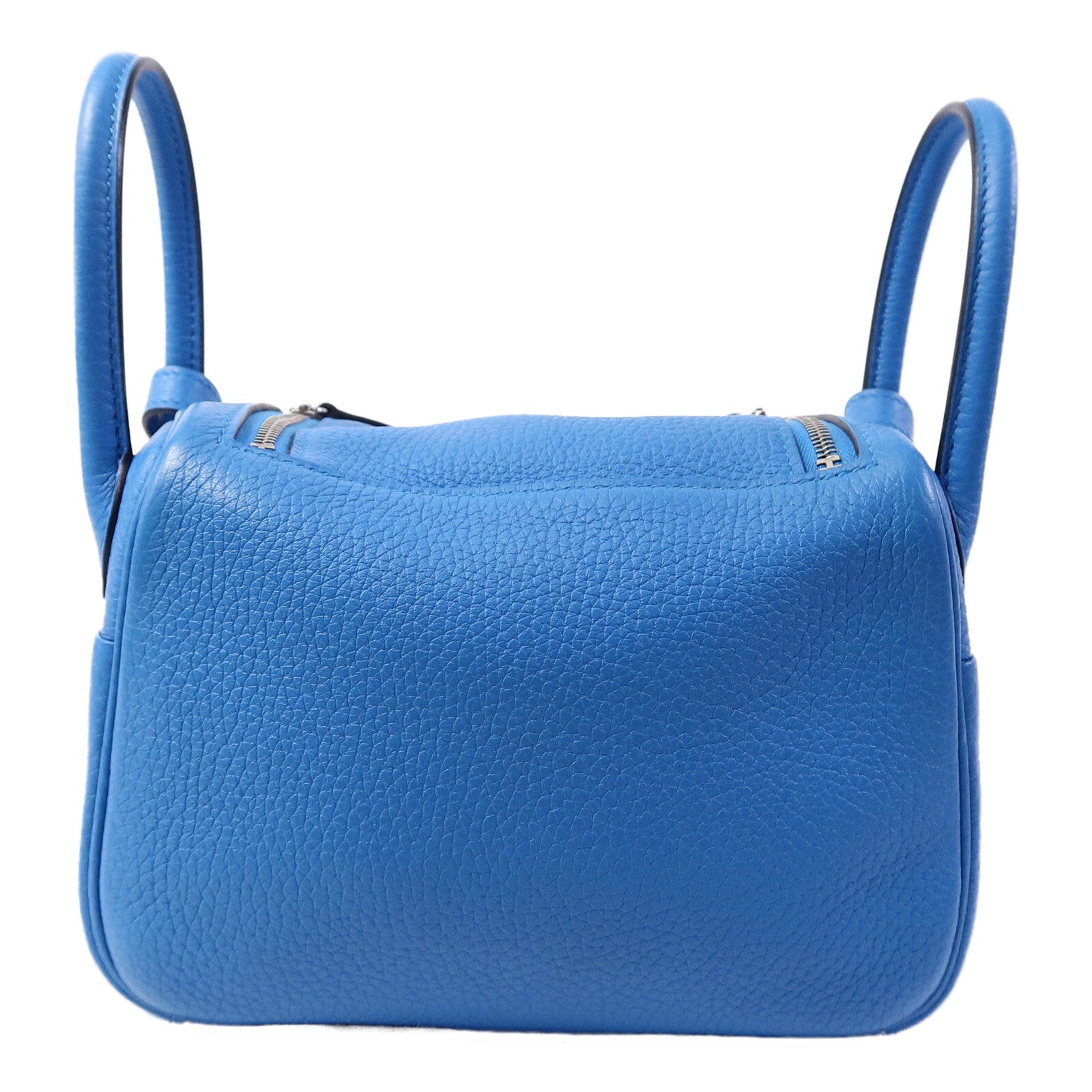 HERMES Clemence皮革Mini Lindy金扣手挽肩背兩用袋